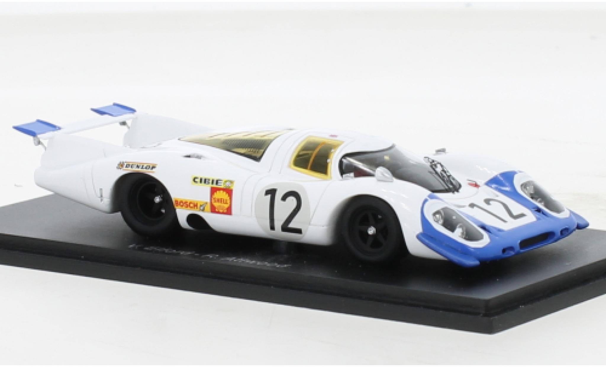 Porsche 917 1/43 Spark RHD No.12 24h Le Mans 1969 modellino in miniatura