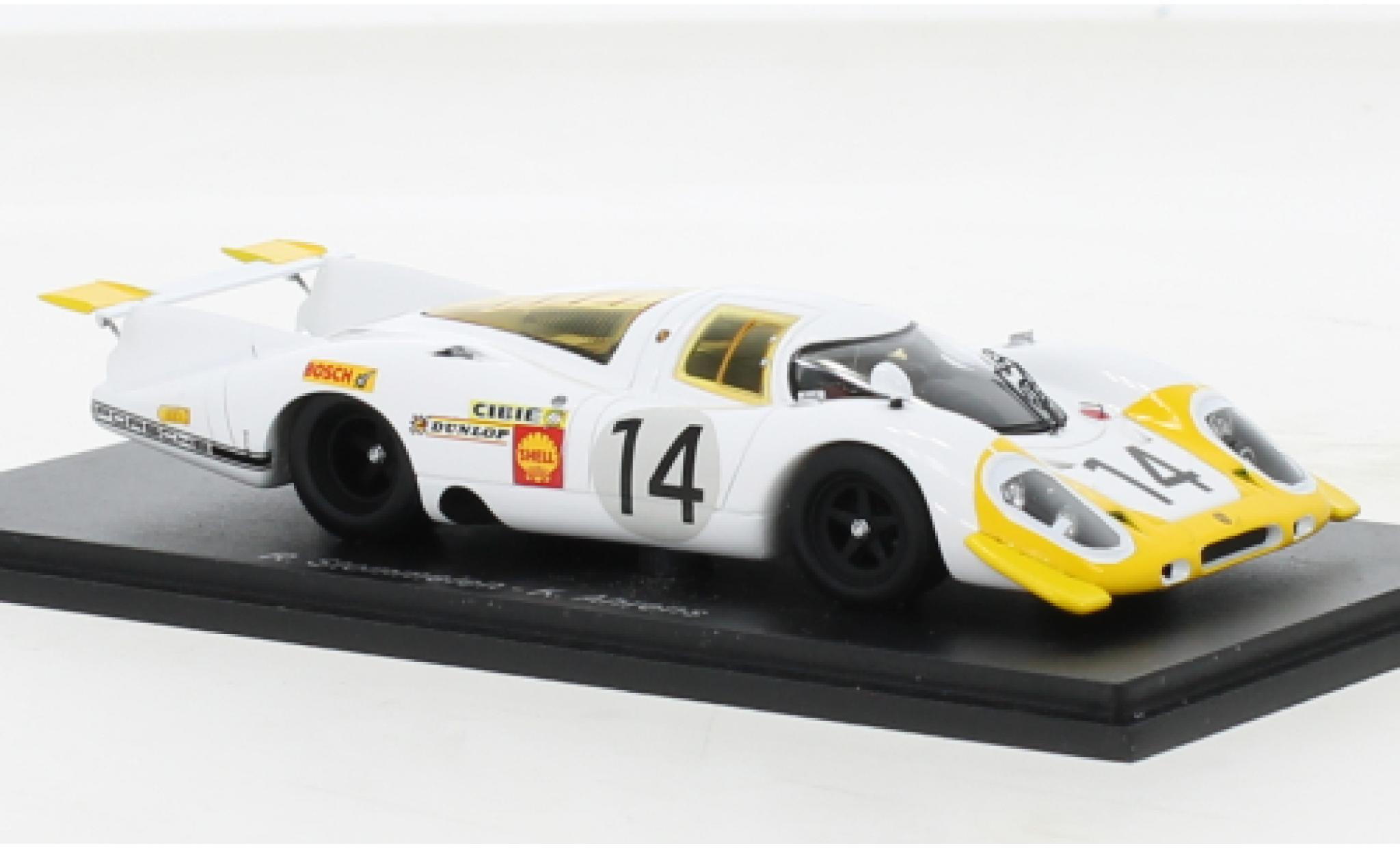 Porsche 917 1/43 Spark RHD No.14 24h Le Mans 1969 modellino in miniatura
