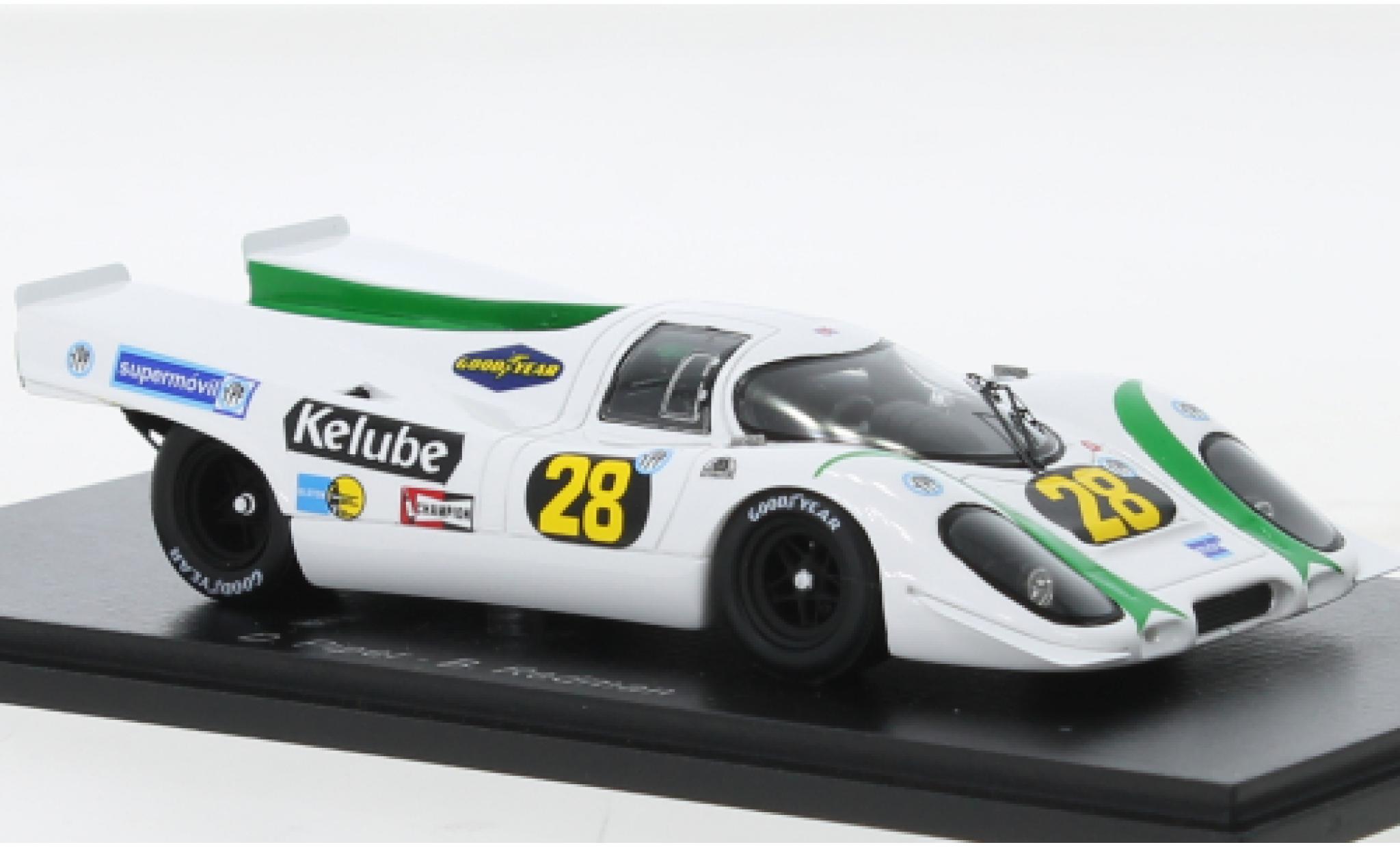 Porsche 917 1970 1/43 Spark K No.28 1000km Buenos Aires modellino in miniatura