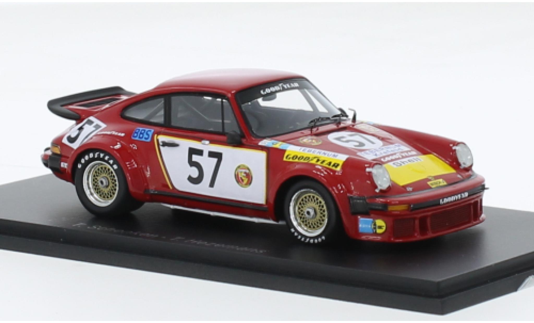 Porsche 934 1976 1/43 Spark No.57 24h Le Mans modellino in miniatura