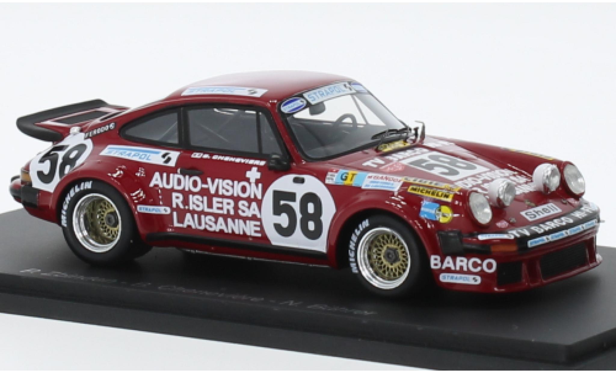 Porsche 934 1976 1/43 Spark No.58 24h Le Mans modellino in miniatura