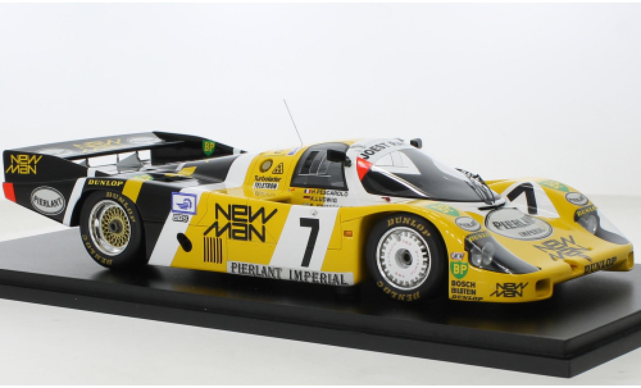 Porsche 956 1984 1/18 Spark No.7 Joest Racing Nouveau Man 24h Le Mans modellino in miniatura