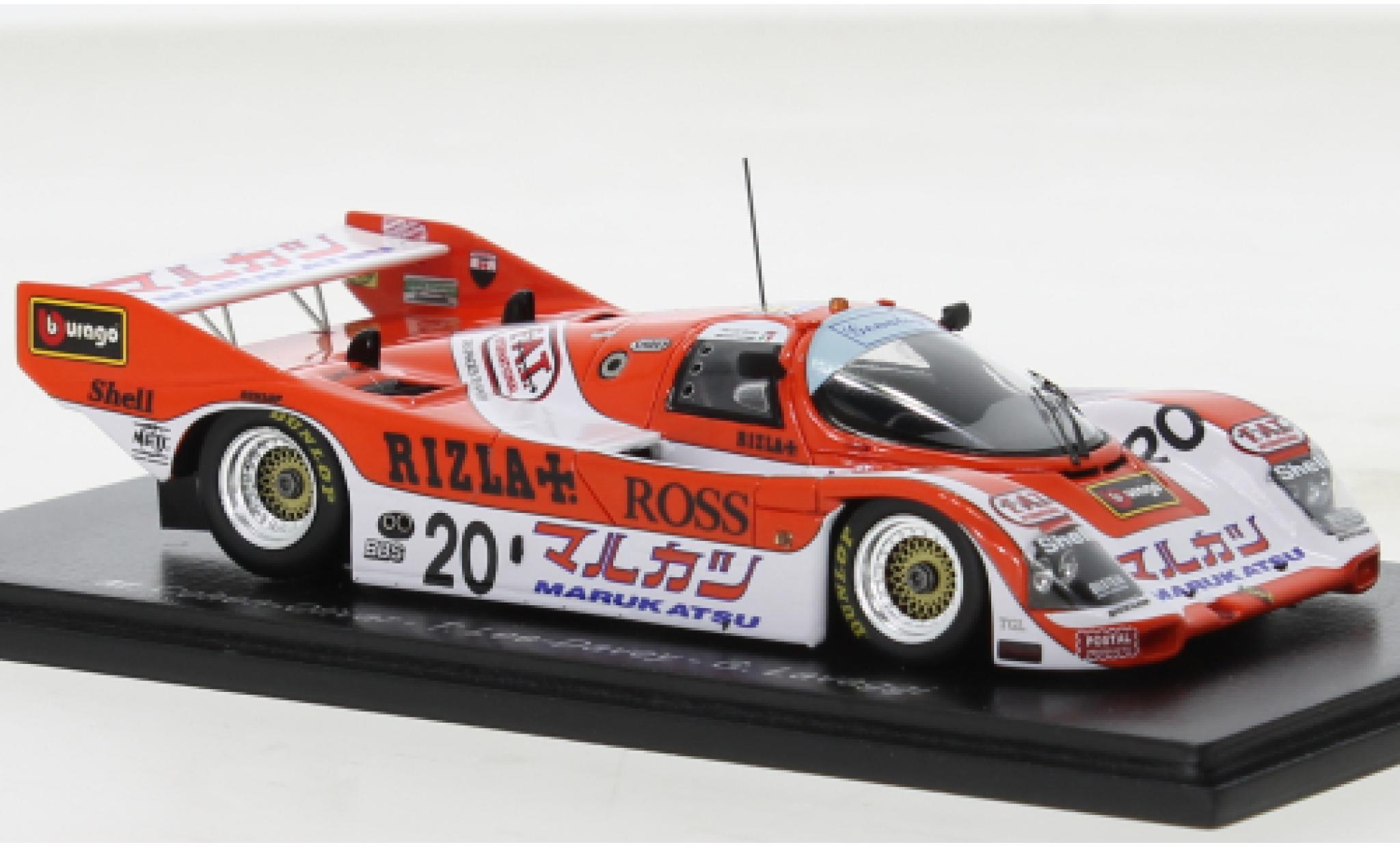 Porsche 962 1990 1/43 Spark C No.20 24h Le Mans modellino in miniatura
