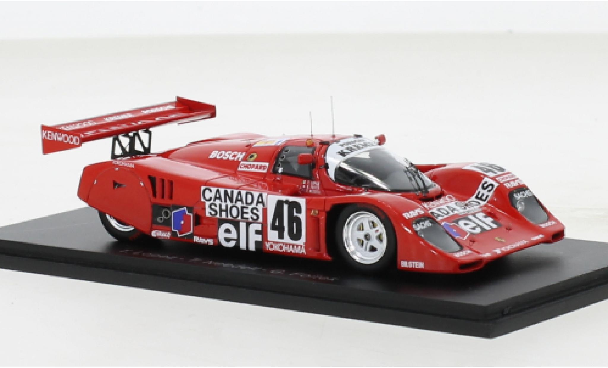 Porsche 962 1991 1/43 Spark CK 6 RHD No.46 Kremer Racing 24h Le Mans modellino in miniatura