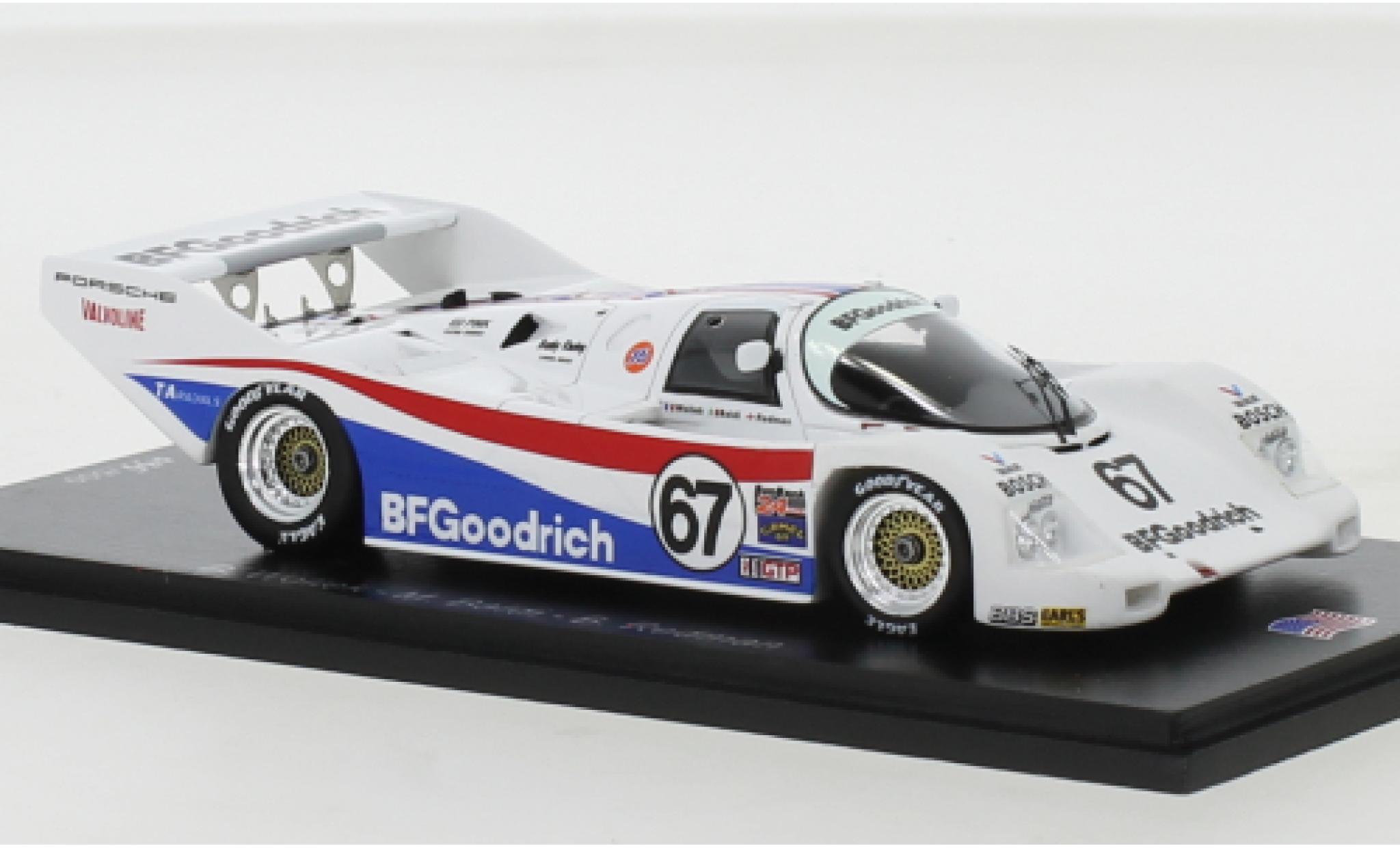 Porsche 962 1988 1/43 Spark C RHD No.67 BFGoodrich IMSA 24h Daytona modellino in miniatura