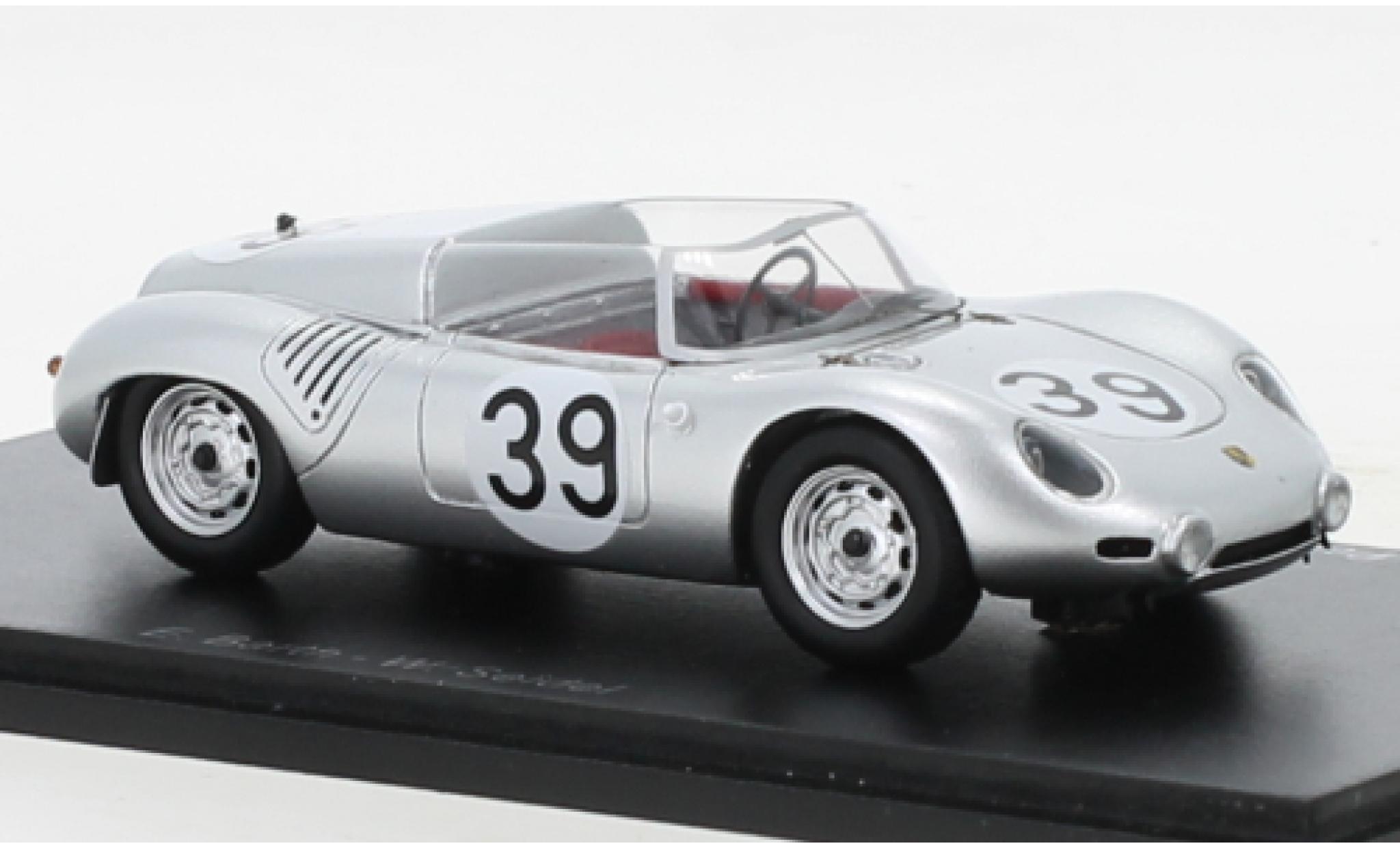 Porsche RS 1/43 Spark 60 No.39 24h Le Mans 1960 modellino in miniatura