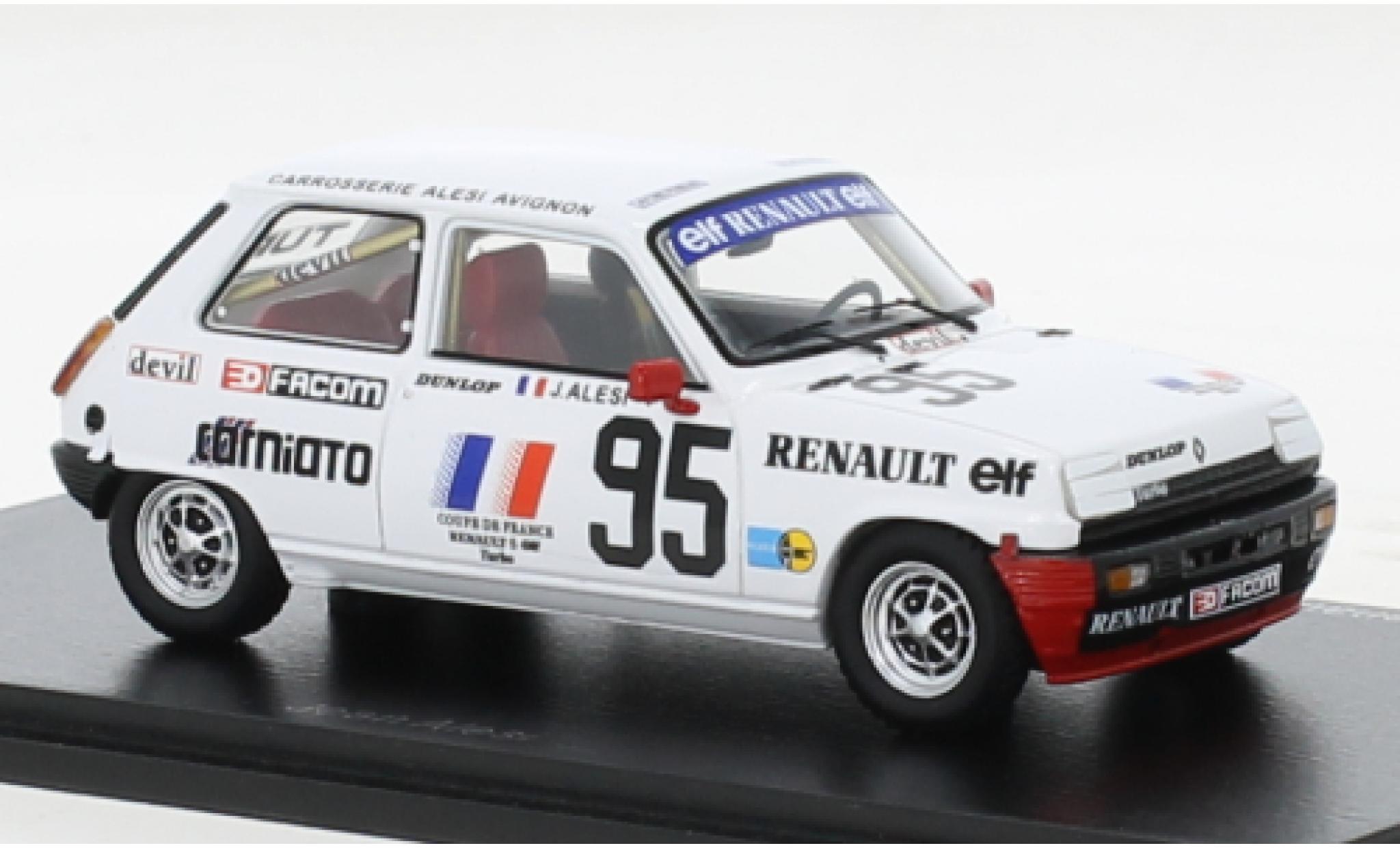 Renault 5 1/43 Spark Alpine Turbo No.9 Magny Cours 1983 modellino in miniatura