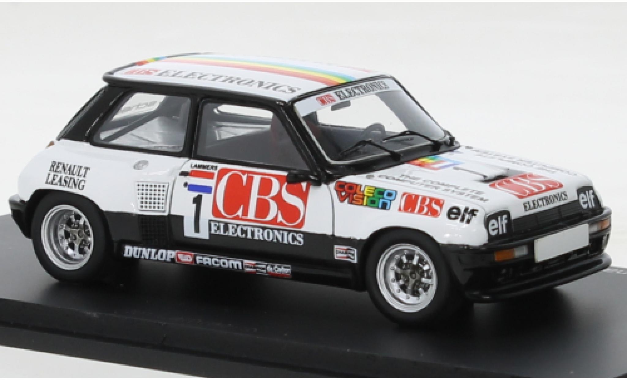 Renault 5 1/43 Spark Turbo No.1 Turbo Europe Cup 1984 modellino in miniatura