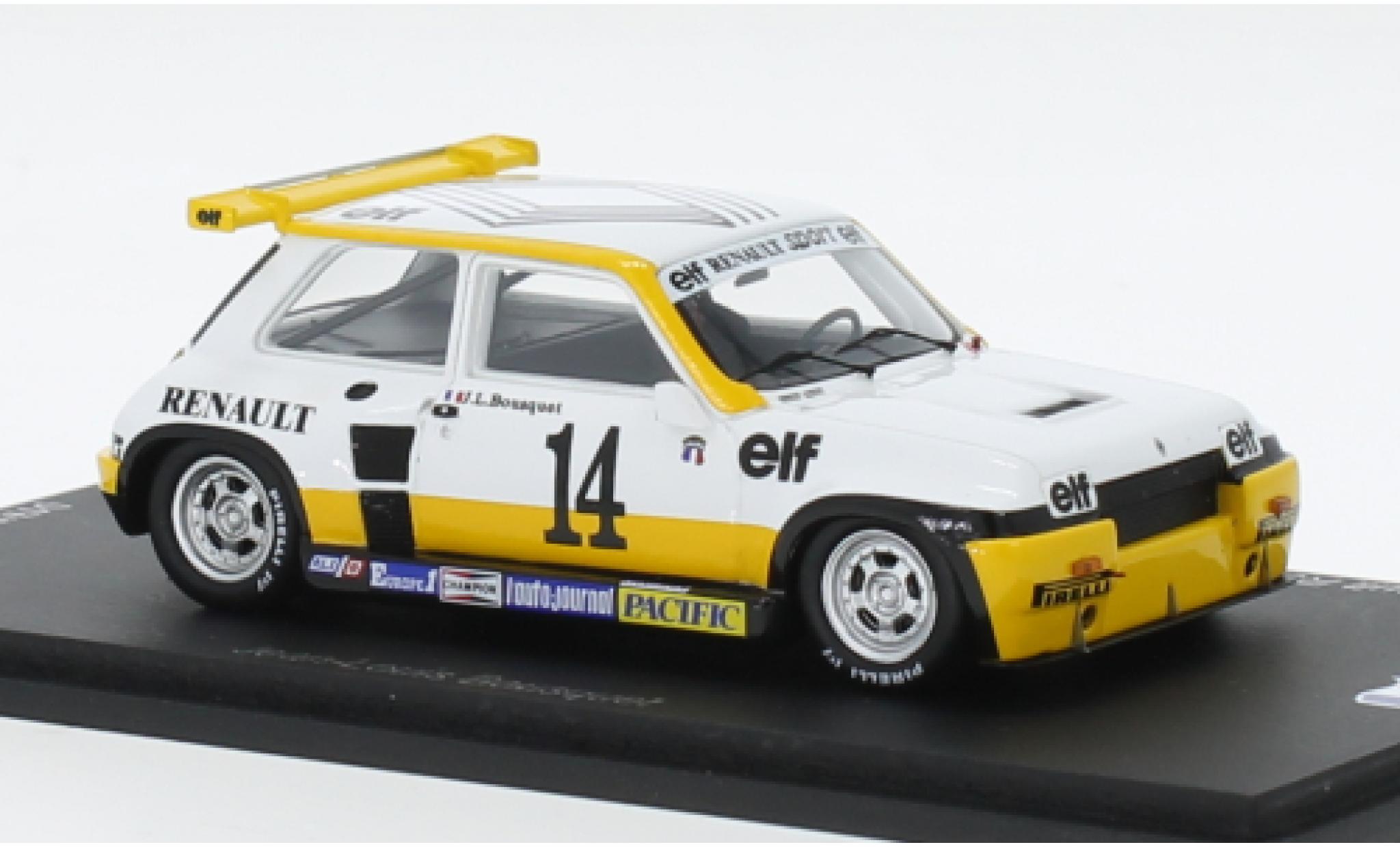 Renault 5 1/43 Spark Turbo No.14 Championnat de France Production 198 modellino in miniatura