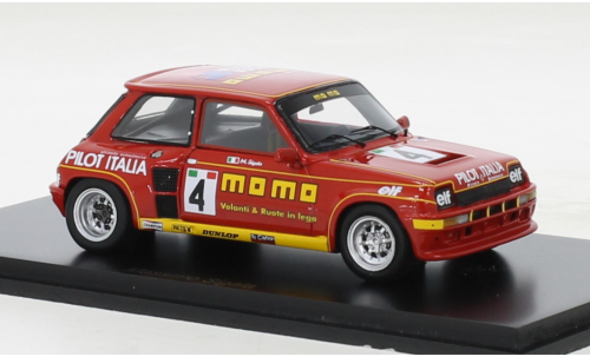 Renault 5 1/43 Spark Turbo No.4 Turbo Europa Cup 1984 modellino in miniatura
