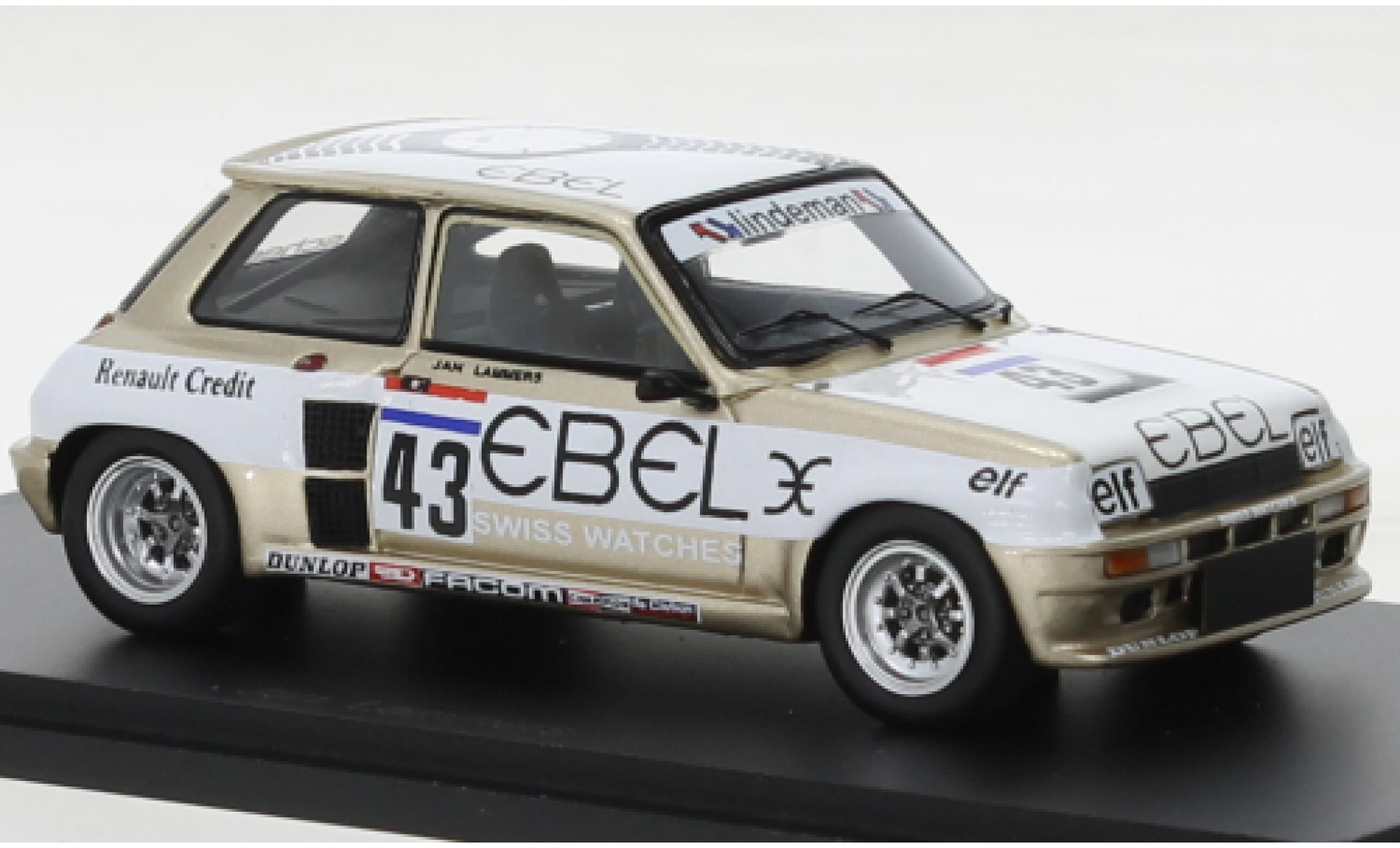 Renault 5 1/43 Spark Turbo No.43 Turbo Europe Cup 1982 modellino in miniatura