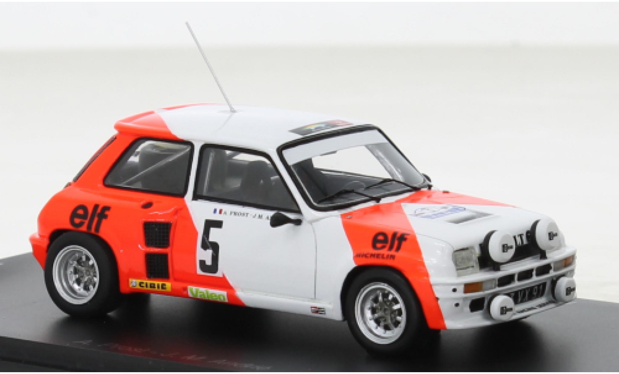 Renault 5 1/43 Spark Turbo No. Rallye du Var 1982 modellino in miniatura