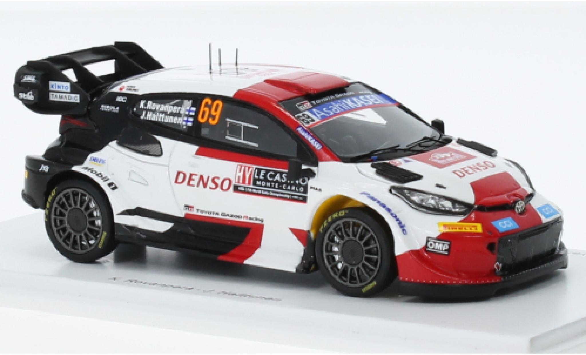 Toyota Yaris 1/43 Spark GR Rally1 hybride No.69 Gazoo Racing WRT Rallye WM Rallye Monte Carlo 2023 modellino in miniatura