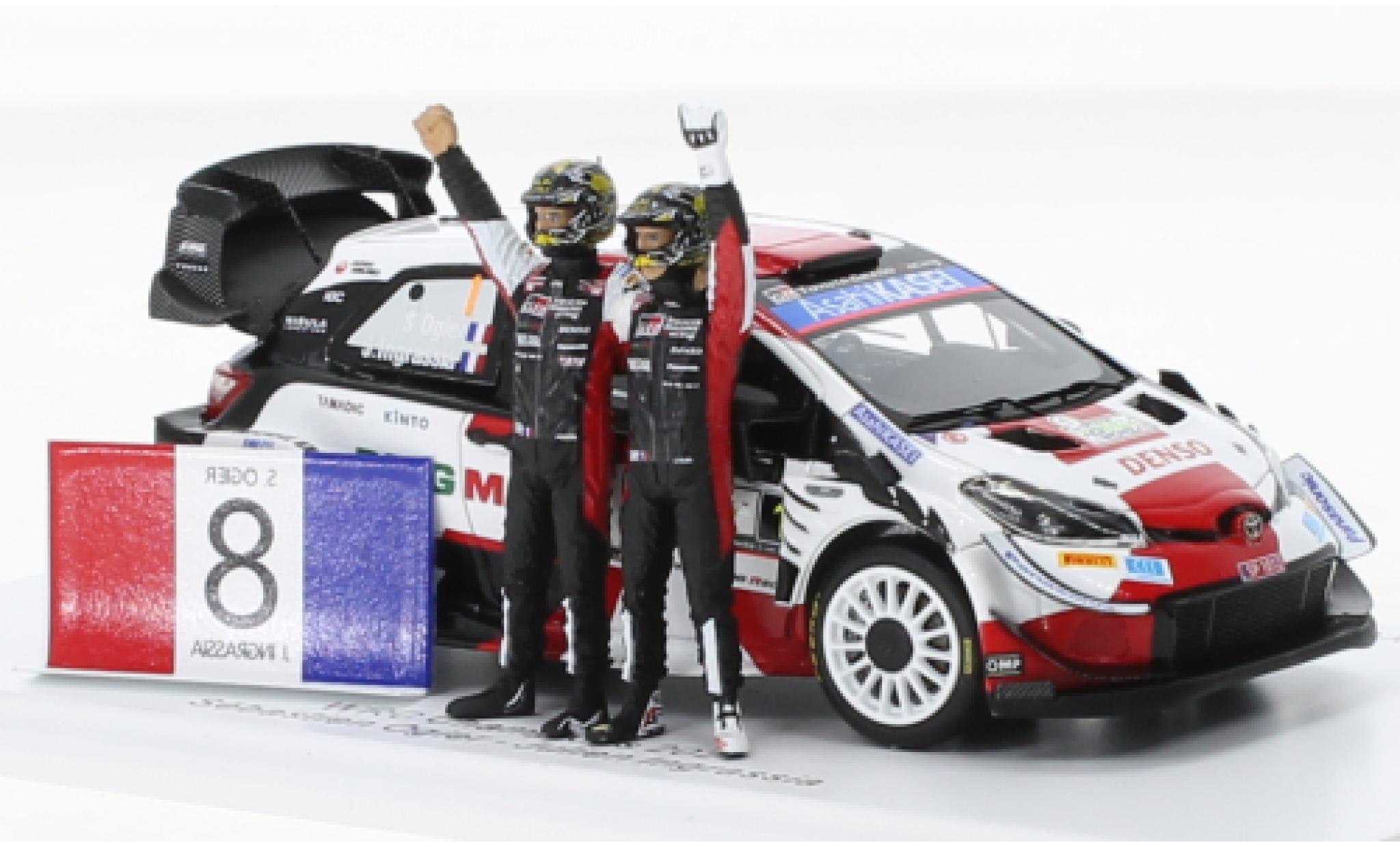 Toyota Yaris 1/43 Spark WRC No.1 Gazoo Racing Rallye WM Rallye Monza 2021 modellino in miniatura