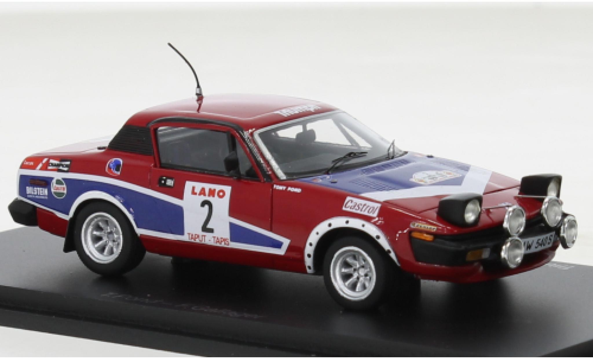 Triumph TR7 1/43 Spark No.2 Rallye Ypres 1978 modellino in miniatura
