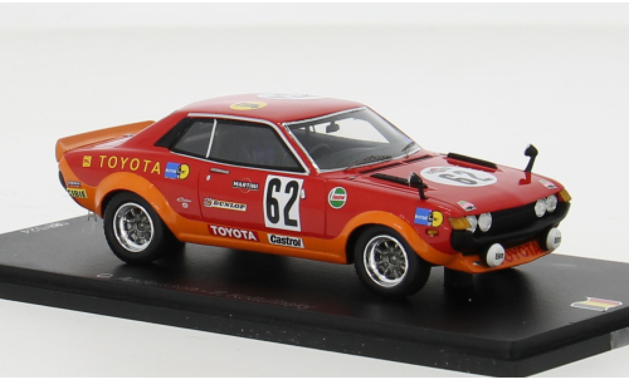 Toyota Celica 1/43 Spark GT No.62 24h Spa 1973 1:43 modellino in miniatura