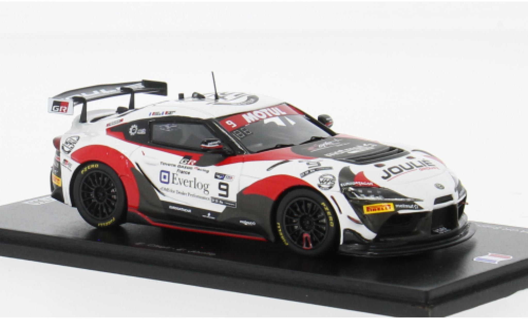 Aston Martin V8 Vantage GT4 1/43 Spark Toyota GR Supra GT4 EVO FFSA Championat de France GT 2023 #9 1:43 modellino in miniatura
