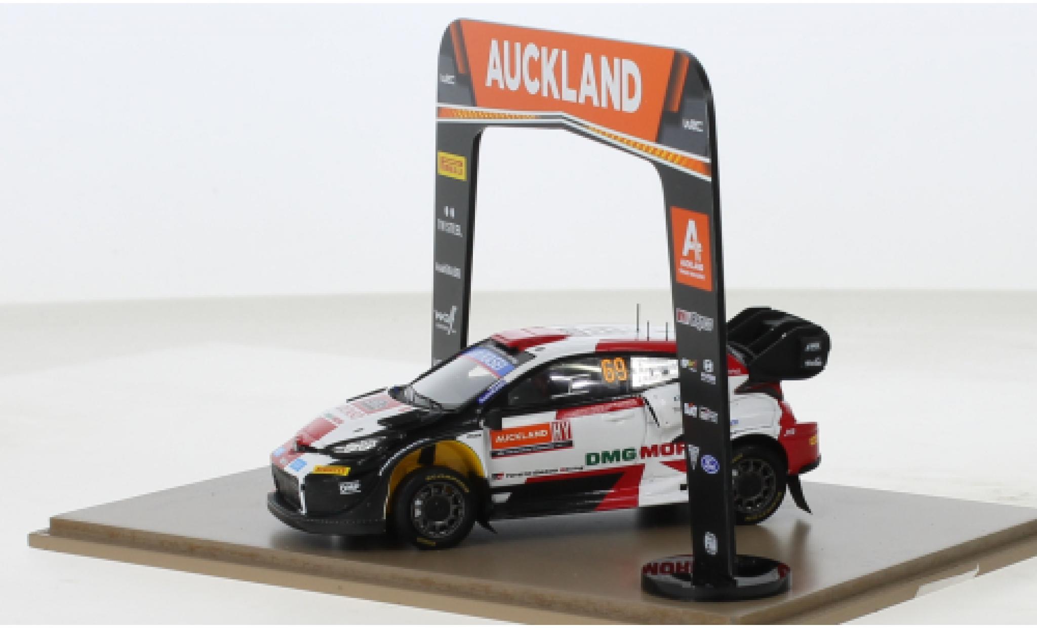 Toyota Yaris 1/43 Spark GR Rally 1 No.69 Gazoo Racing WRT Rallye WM Rallye Neuseeland 2022 1:43 modellino in miniatura