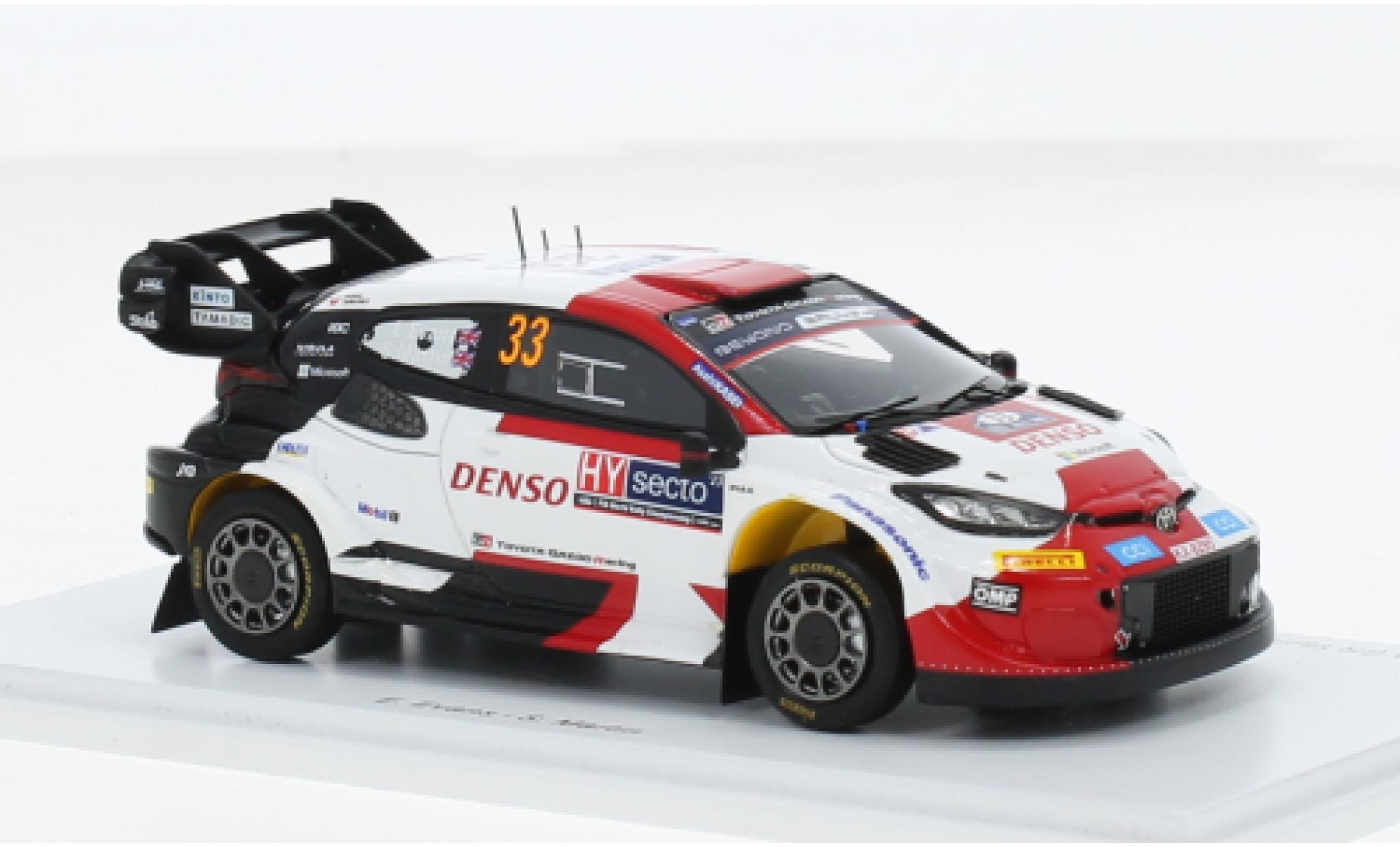 Toyota Yaris 1/43 Spark GR Rally1 Hybrid No.33 Gazoo Racing WRT Rallye WM Rallye Finnland 2023 1:43 modellino in miniatura