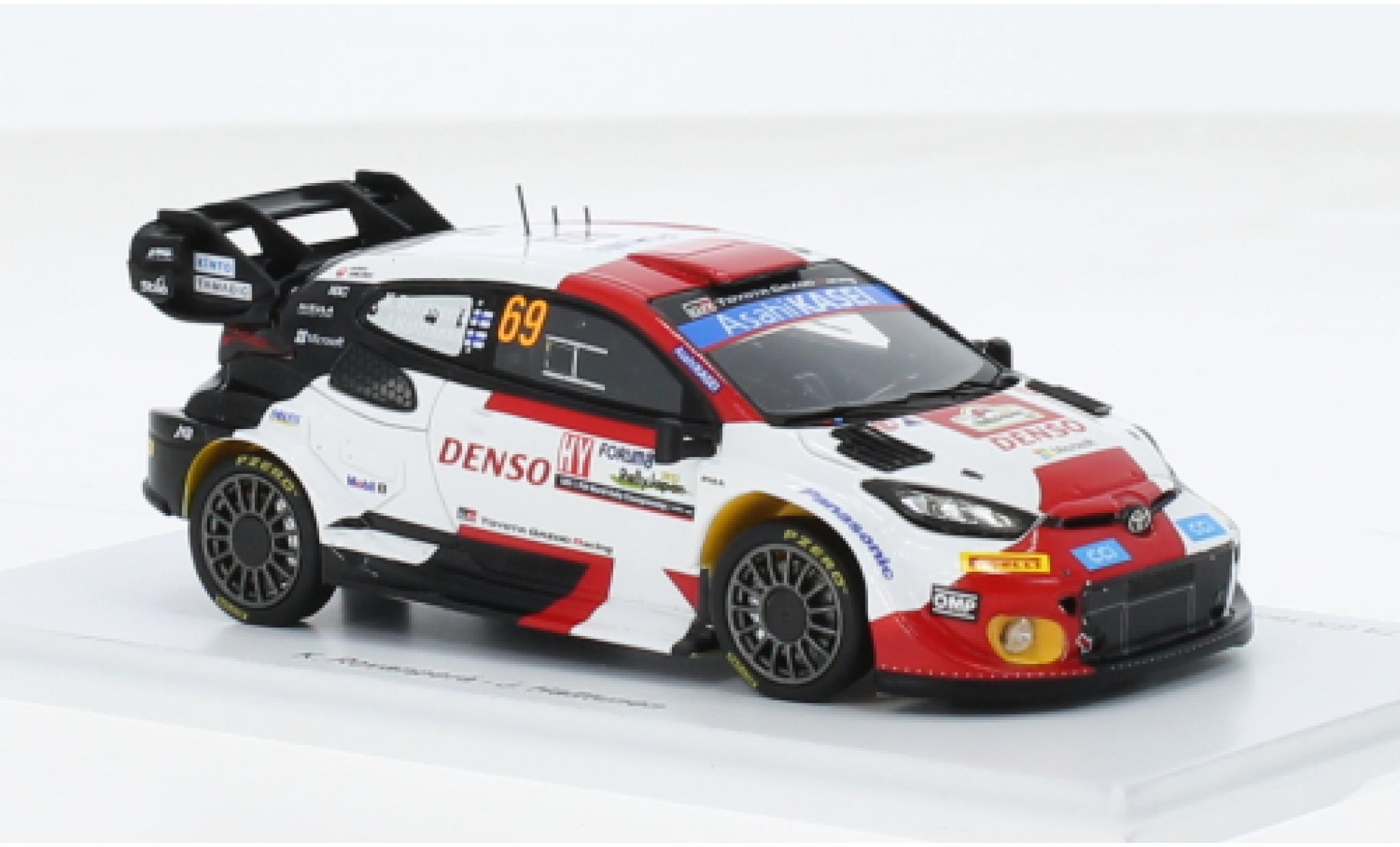 Toyota Yaris 1/43 Spark GR Rally1 Hybrid No.69 Gazoo Racing WRT Rallye WM Rallye Japan 2023 1:43 modellino in miniatura
