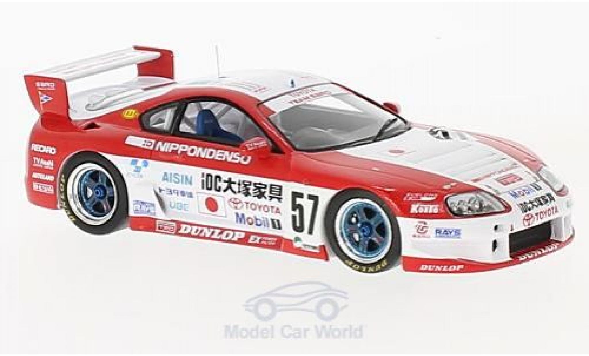 Toyota Supra 1/43 Spark LM No.57 24h Le Mans 1996 M.Kageyama/M.Sekiya/H.Mitsusada modellino in miniatura