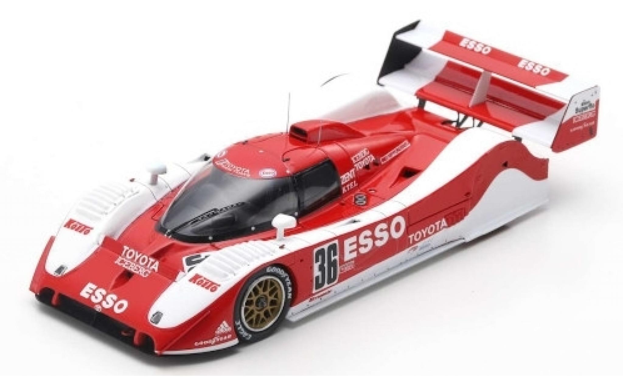 Toyota TS010 1/43 Spark No.36 Team Toms Esso 500km Mine 1992 G.Lees/J.Lammers modellino in miniatura