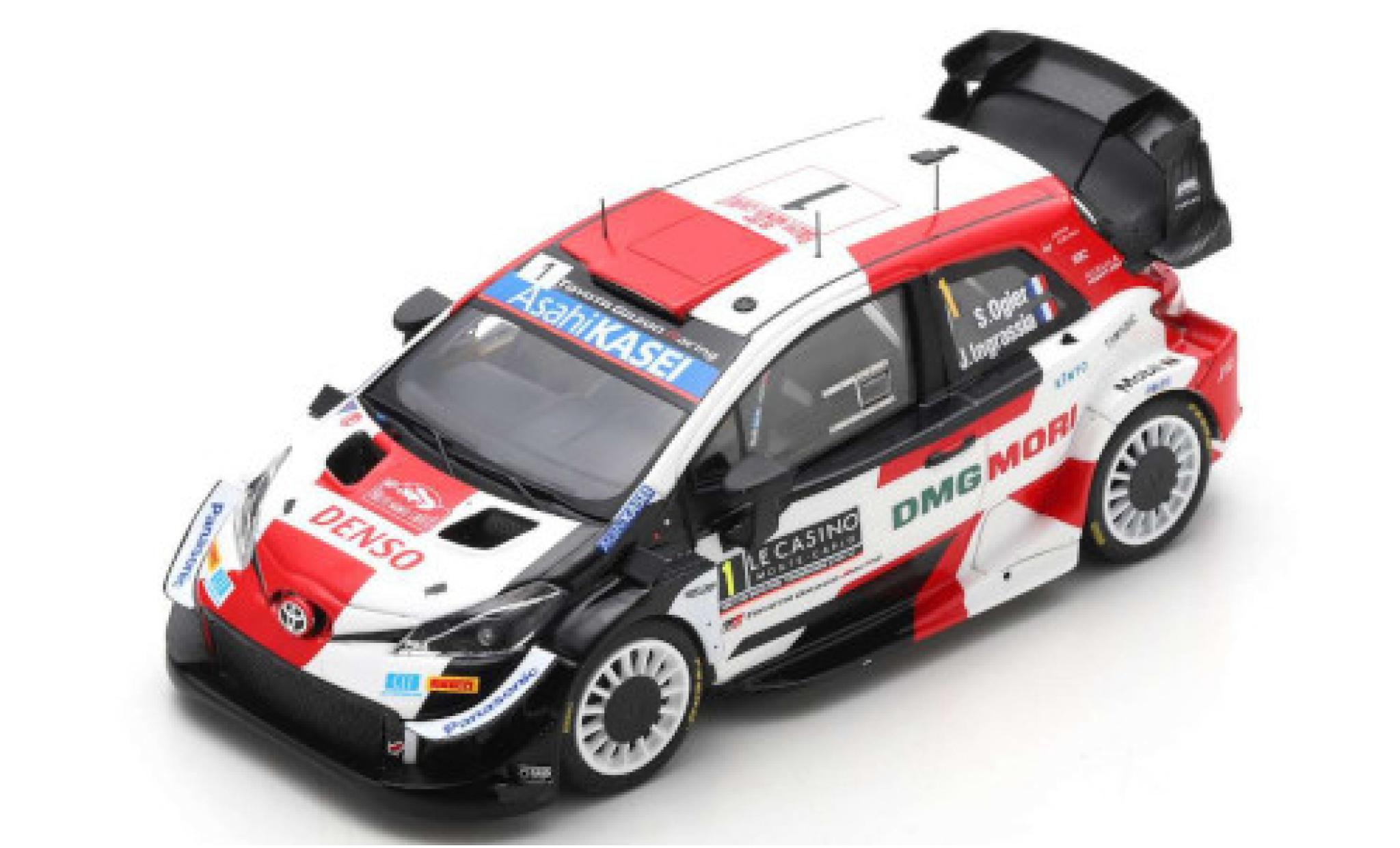 Toyota Yaris 1/43 Spark WRC No.1 Gazoo Racing Rallye WM Rallye Monte Carlo 2021 S.Ogier/J.Ingrassia modellino in miniatura