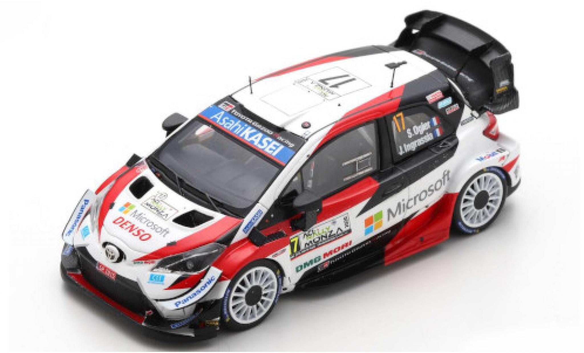 Toyota Yaris 1/43 Spark WRC No.17 Microsoft Rallye WM Rally Monza 2020 S.Ogier/J.Ingrassia modellino in miniatura