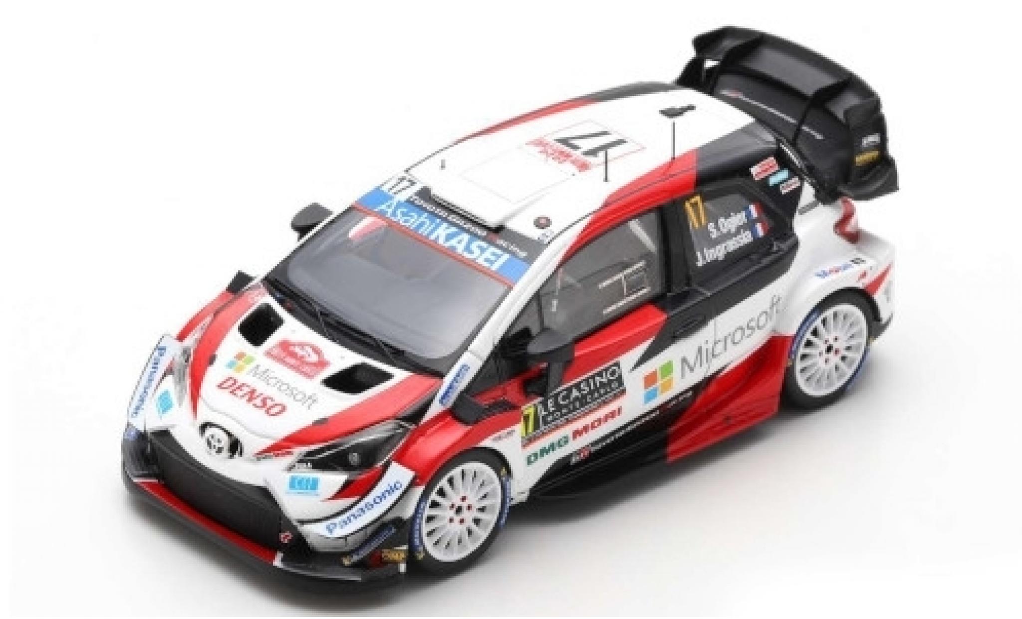 Toyota Yaris 1/43 Spark WRC No.17 Gazoo Racing WRT Microsoft WRC Rally Monte Carlo 2020 S.Ogier/J.Ingrassia modellino in miniatura