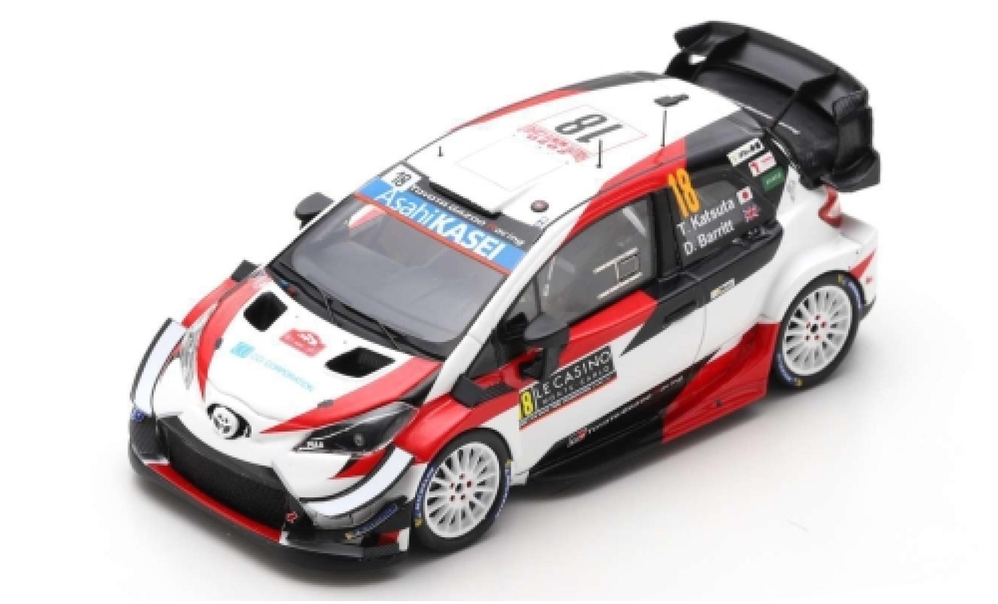 Toyota Yaris 1/43 Spark WRC No.18 Gazoo Racing WRT Microsoft Rallye WM Rally Monte Carlo 2020 T.Katsuta/D.Barritt modellino in miniatura