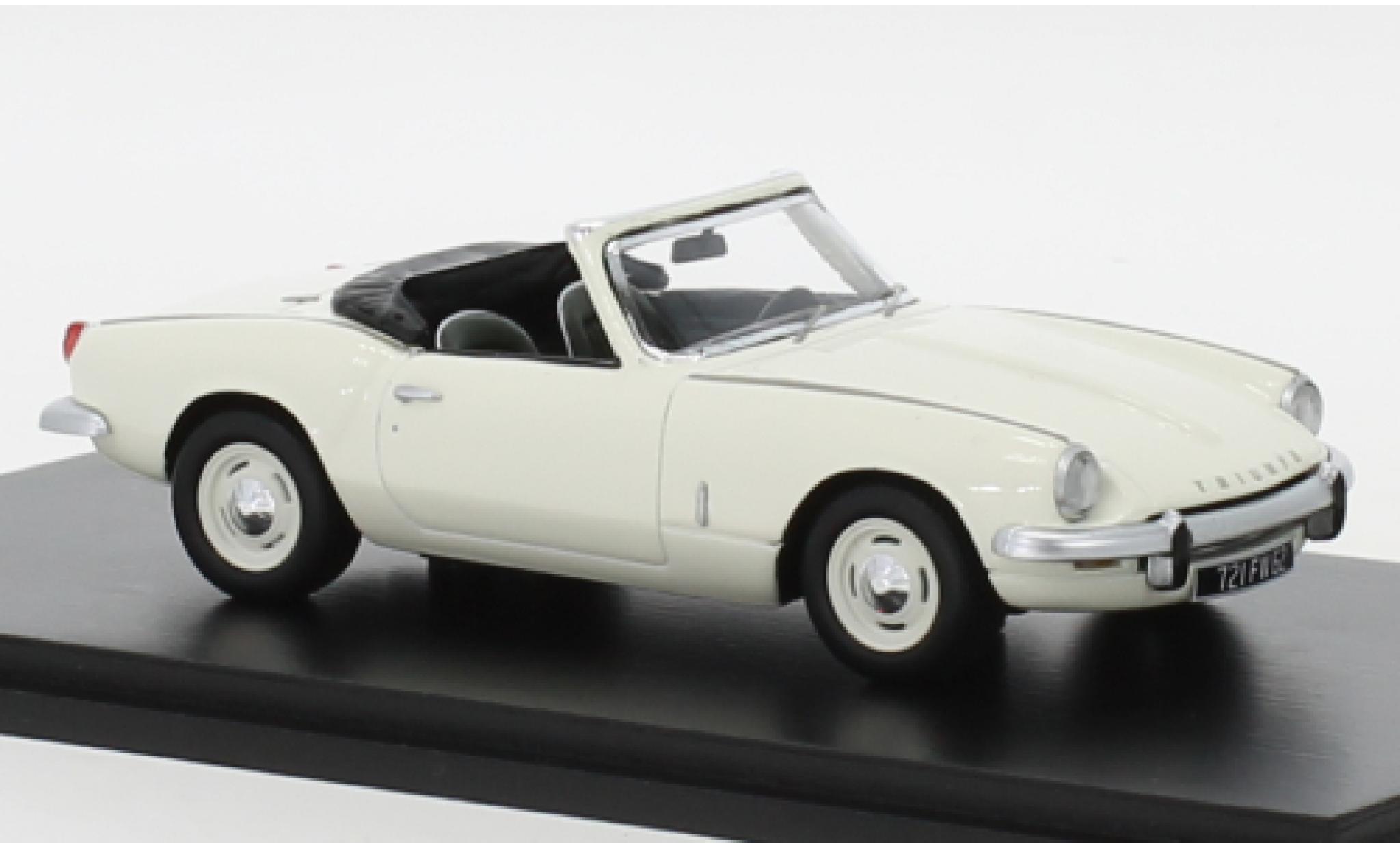 Triumph Spitfire 1/43 Spark 3 bianco 1967 modellino in miniatura