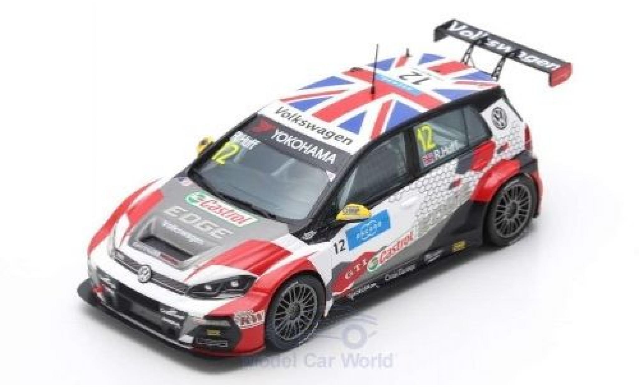 Volkswagen Golf 1/43 Spark GTI TCR No.12 Sebastien Loeb Racing WTCR Nürburgring 2019 R.Huff modellino in miniatura