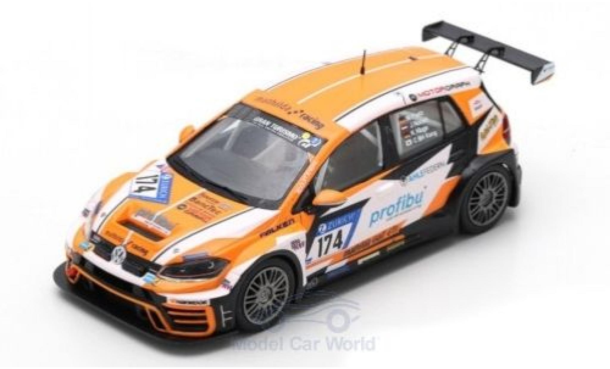 Volkswagen Golf 1/43 Spark GTI TCR No.174 Mathilda Racing 24h Nürburgring 2017 M.Paatz/J.Kocsis/C.BH Kang/K.Kluge modellino in miniatura