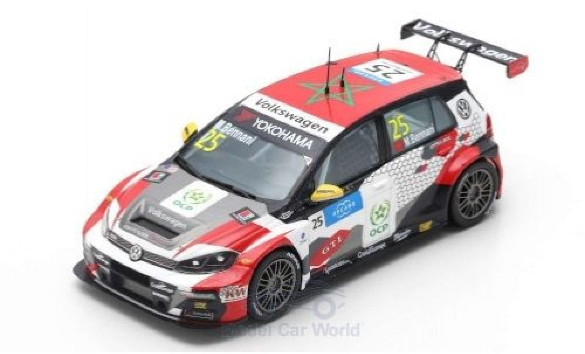 Volkswagen Golf 1/43 Spark GTI TCR No.25 Sebastien Loeb Racing WTCR Zandvoort 2019 M.Bennani modellino in miniatura