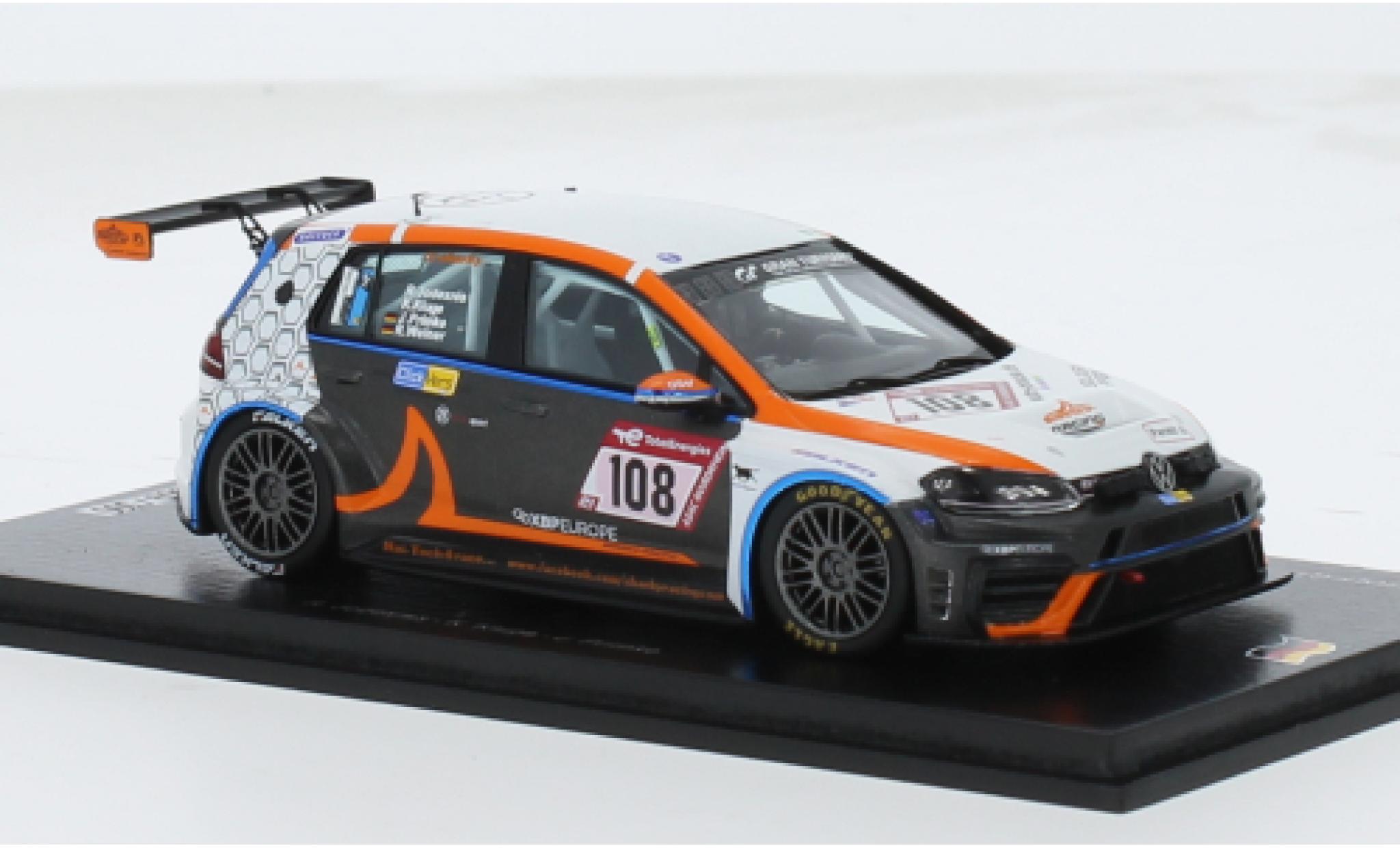 Volkswagen Golf 1/43 Spark VII TCR DSG No.108 sharky-racing by MSC Sinzig e.V. 24h Nürburgring 2023 1:43 modellino in miniatura