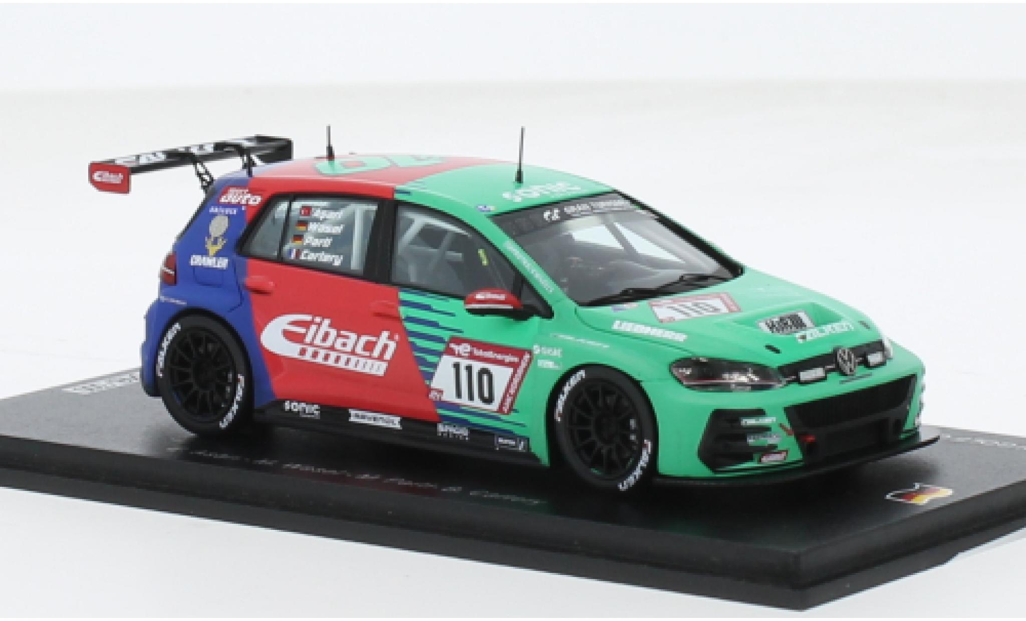 Volkswagen Golf 1/43 Spark VII TCR DSG No.110 Max Kruse Racing 24h Nürburgring 2023 1:43 modellino in miniatura