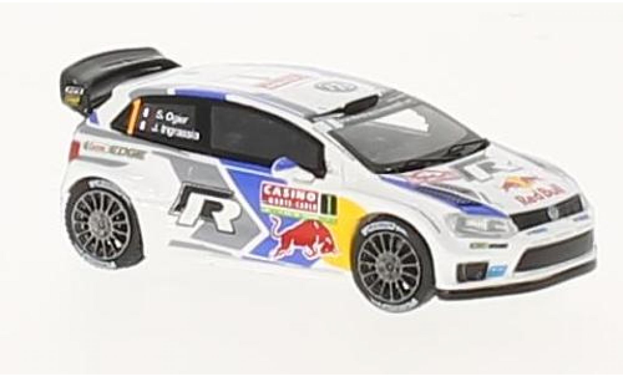 Volkswagen Polo 1/87 Spark R WRC No.1 Motorsport Red Bull Rallye WM Rallye Monte Carlo 2014 S.Ogier/J.Ingrassia modellino in miniatura
