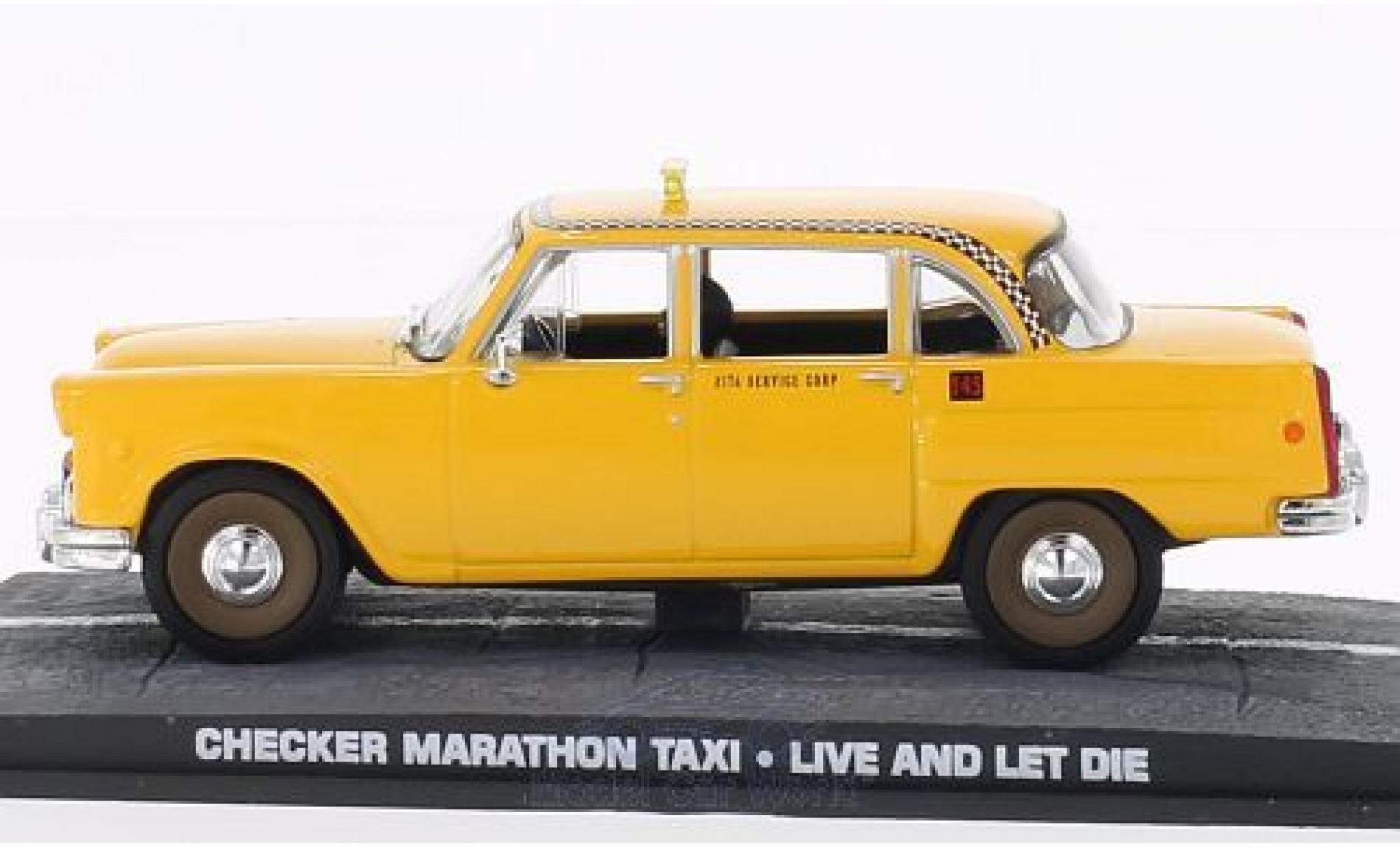 Checker Marathon 1/18 SpecialC Taxi James Bond 007 Leben und sterben lassen ohne Vitrine modellino in miniatura