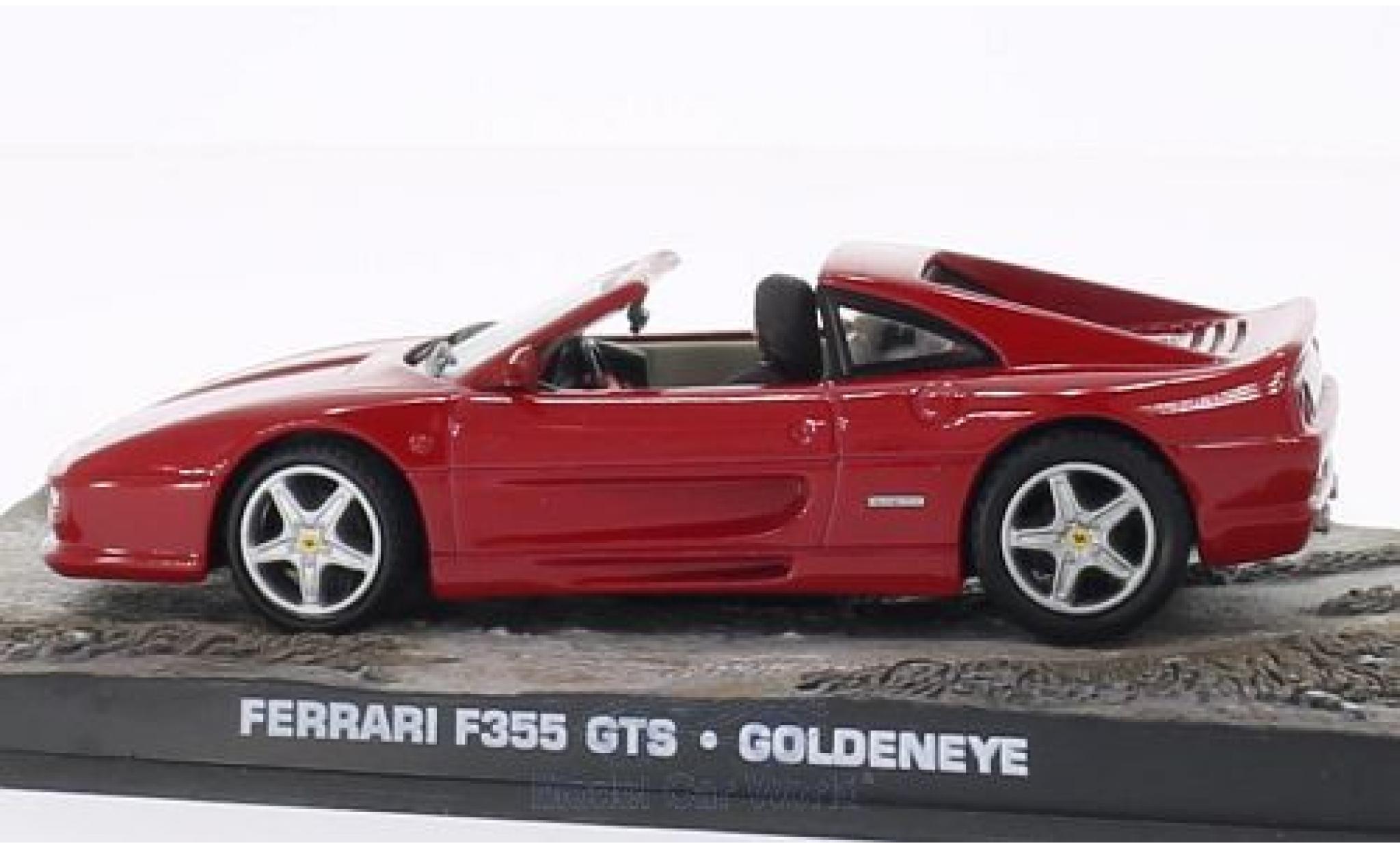 Ferrari F355 1/43 SpecialC GTS rosso James Bond 007 Goldeneye ohne Vitrine modellino in miniatura