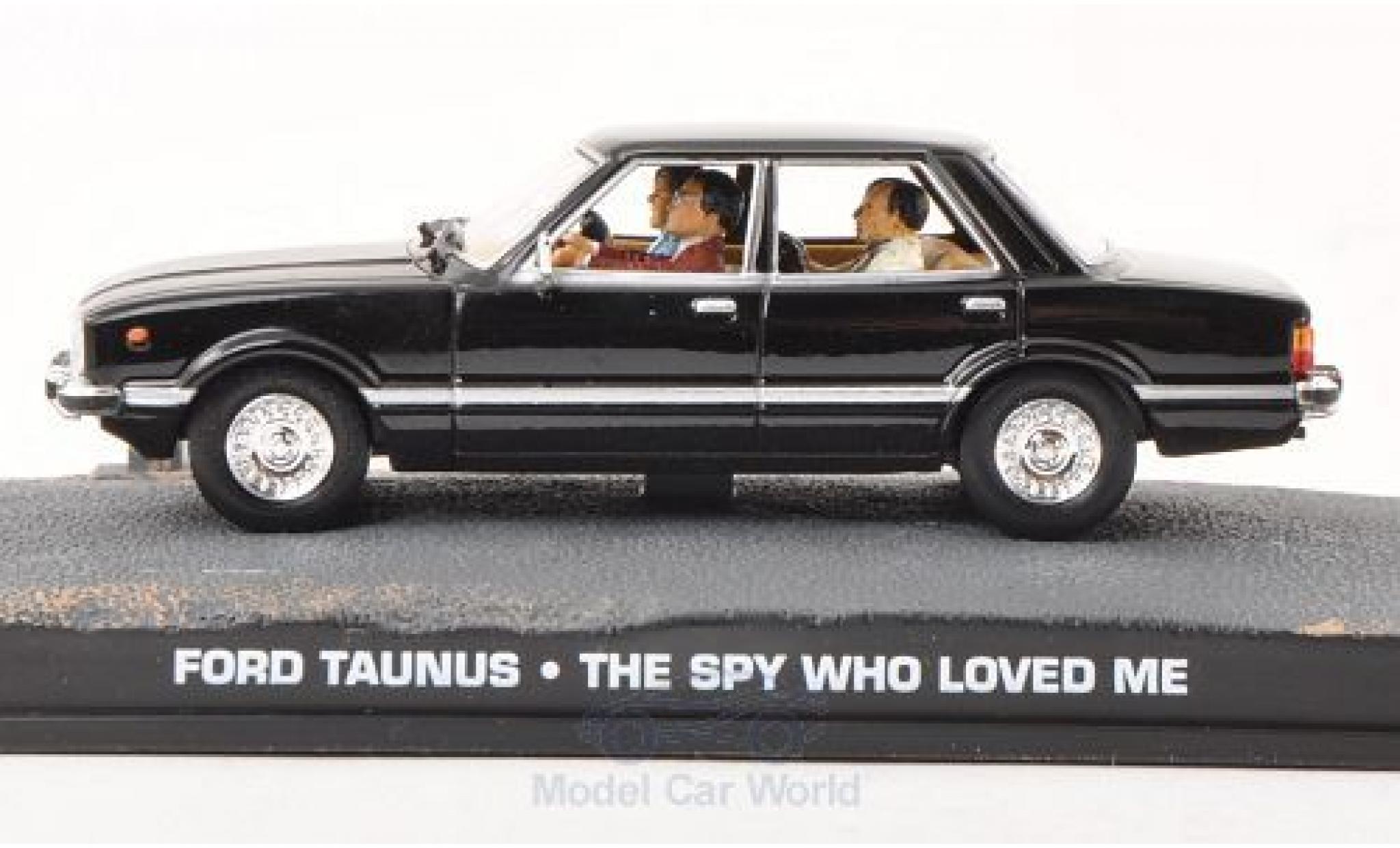 Ford Taunus 1/43 SpecialC nero James Bond 007 Der Spion der mich liebte ohne Vitrine modellino in miniatura
