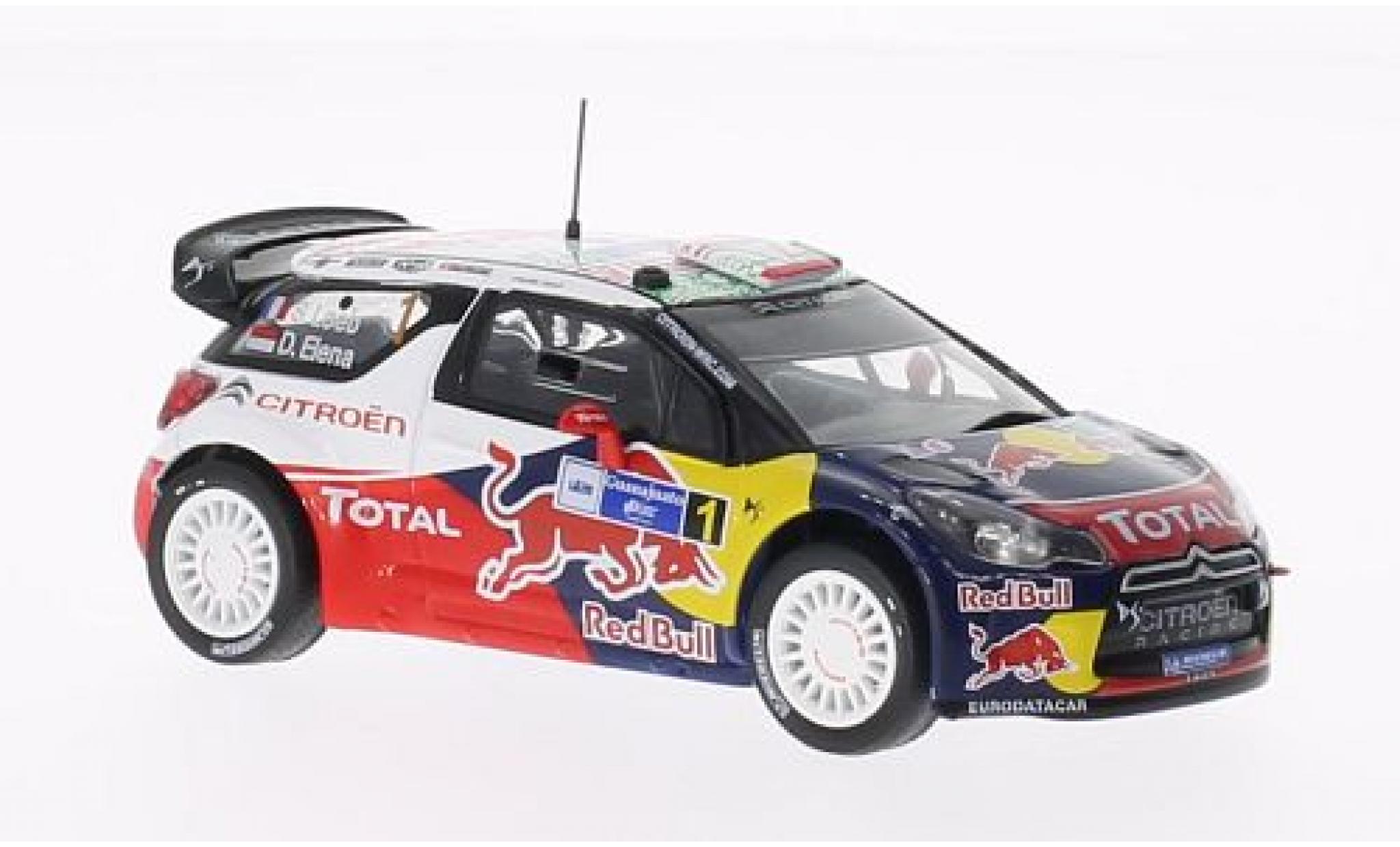 DS Automobiles DS3 1/43 SpecialC Citroen WRC No.1 Red Bull Rally Mexico 2011 S.Loeb/D.Elena sans Vitrine modellino in miniatura