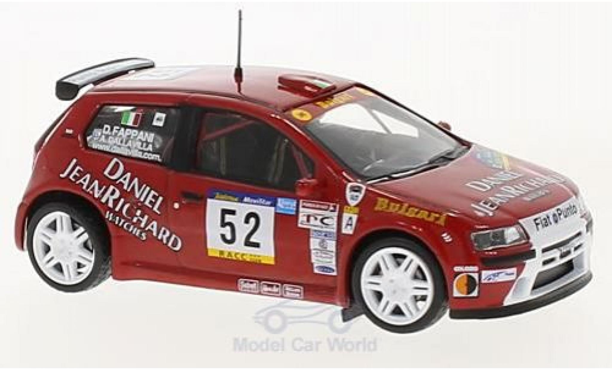Fiat Punto 1/43 SpecialC S1600 No.52 Rallye WM Rallye Catalunya 2001 A. Dallavilla/D. Fappani ohne Vitrine modellino in miniatura
