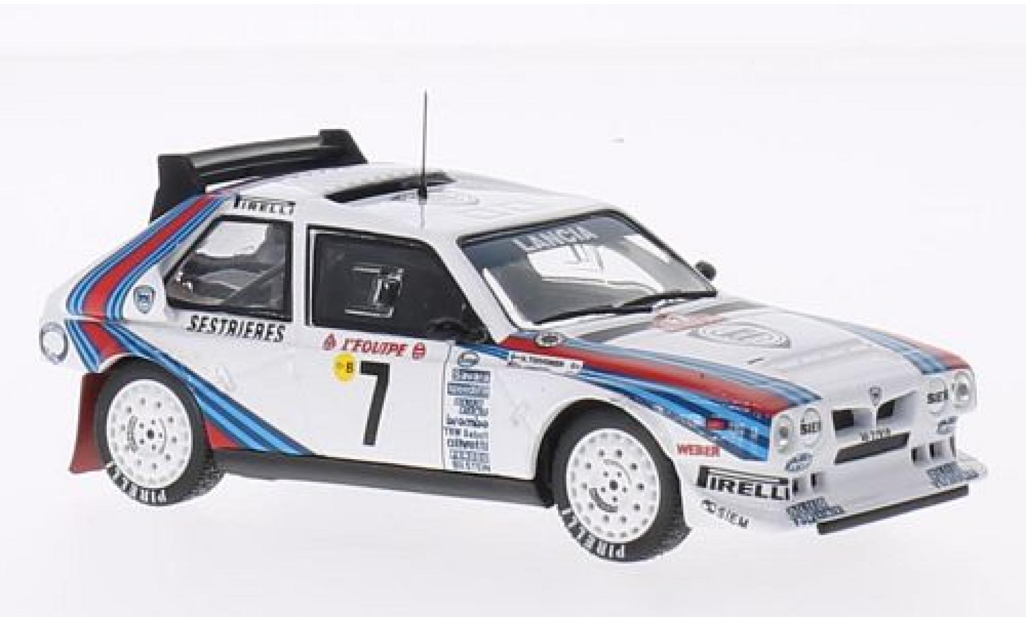 Lancia Delta 1/43 SpecialC S4 No.7 Martini Rallye WM Rallye Monte Carlo 1986 H.Toivonen/S.Cresto sans Vitrine modellino in miniatura
