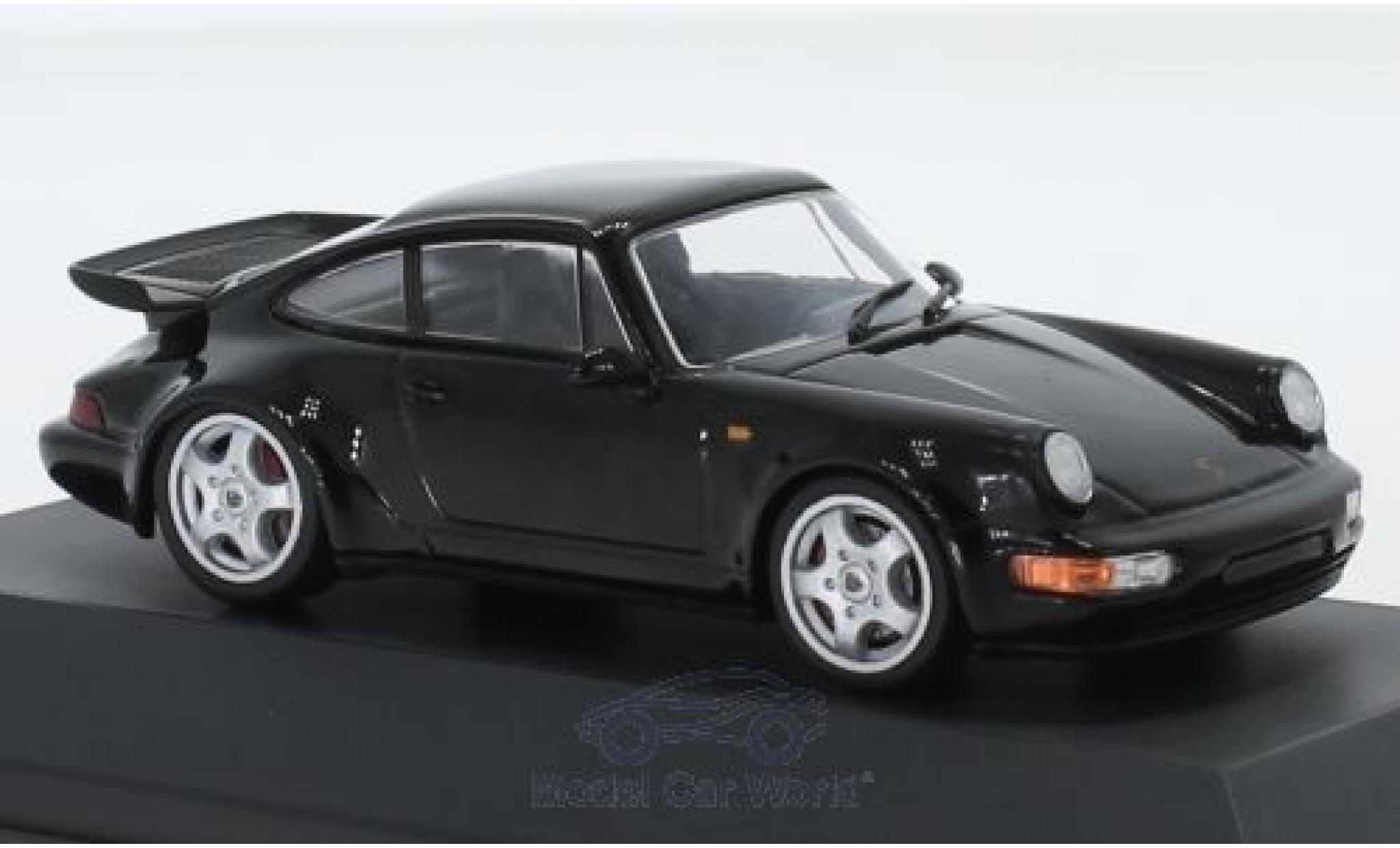 Porsche 964 Turbo 1/43 SpecialC 911 () Turbo nero 1990 911 Collection modellino in miniatura