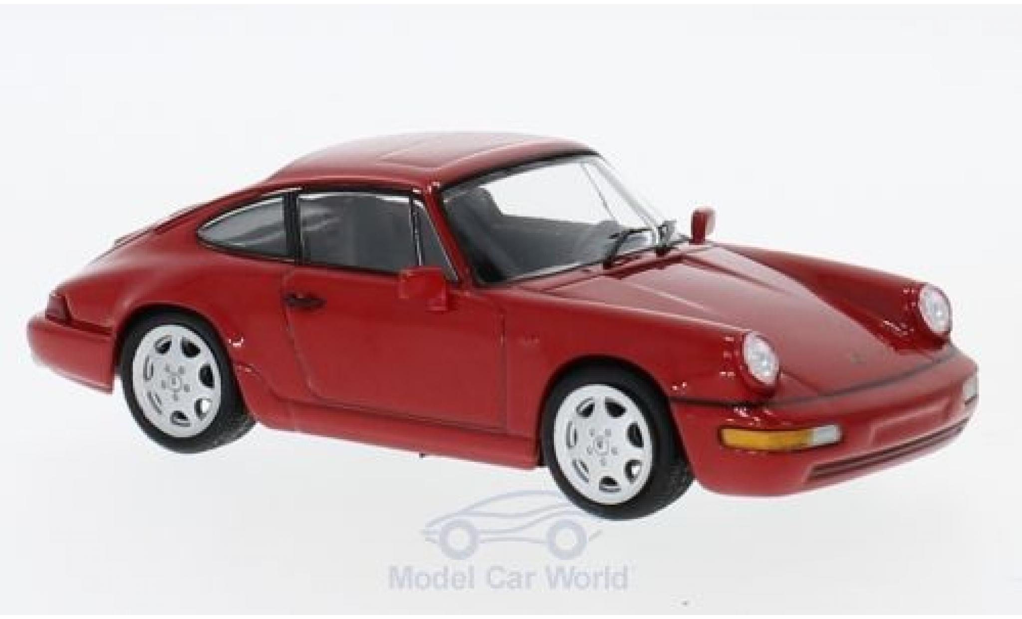 Porsche 964 SC 1/43 SpecialC 911 Carrera 4 rosso 1991 911 Collection modellino in miniatura