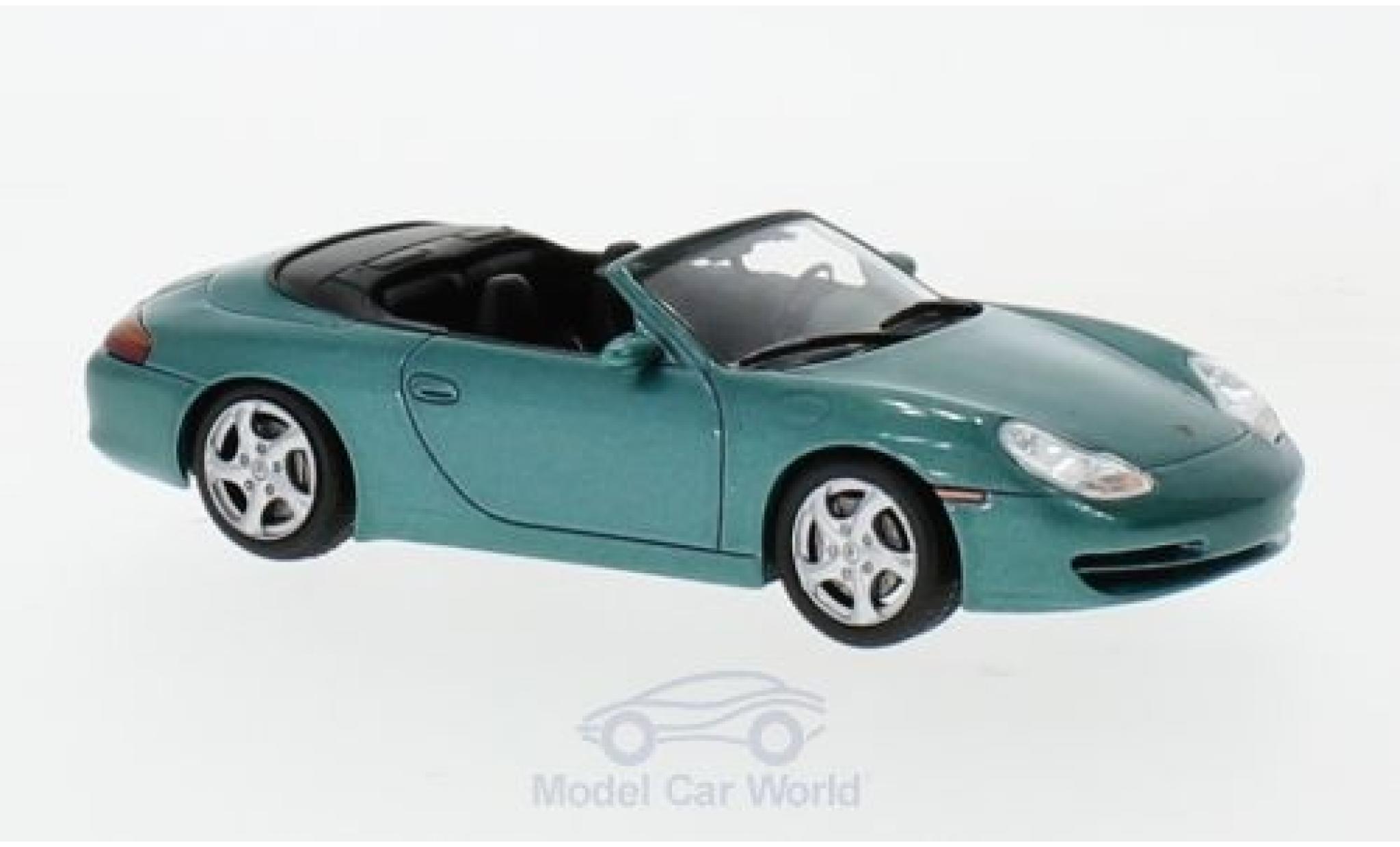 Porsche 996 SC 1/43 SpecialC 911 Carrera Cabriolet metallico verde 1999 911 Collection modellino in miniatura