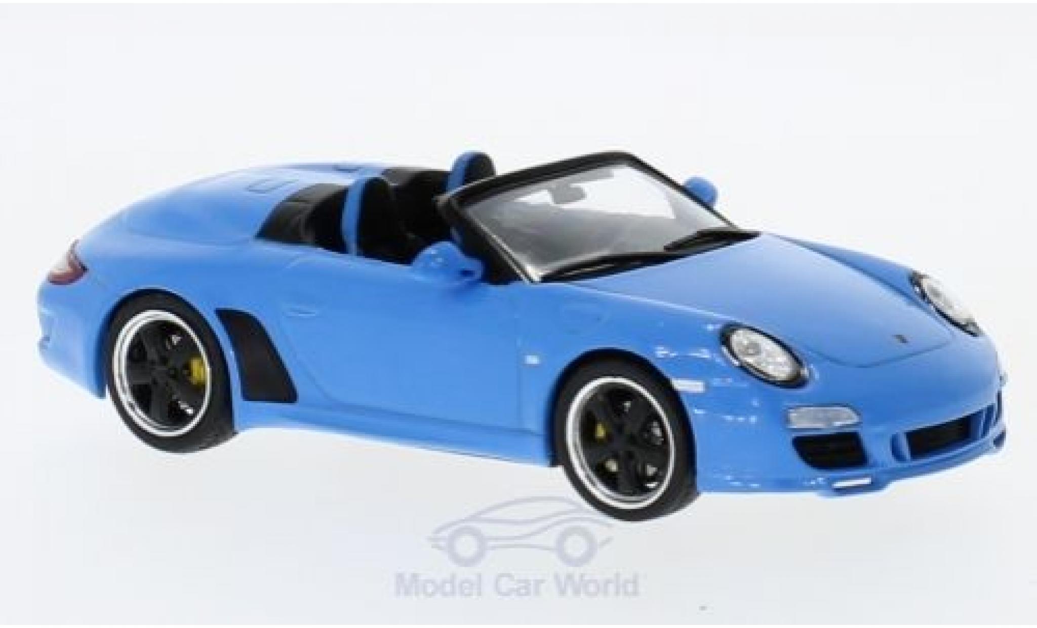 Porsche 997 Speedster 1/43 SpecialC 911 Speedster blu 2010 911 Collection modellino in miniatura