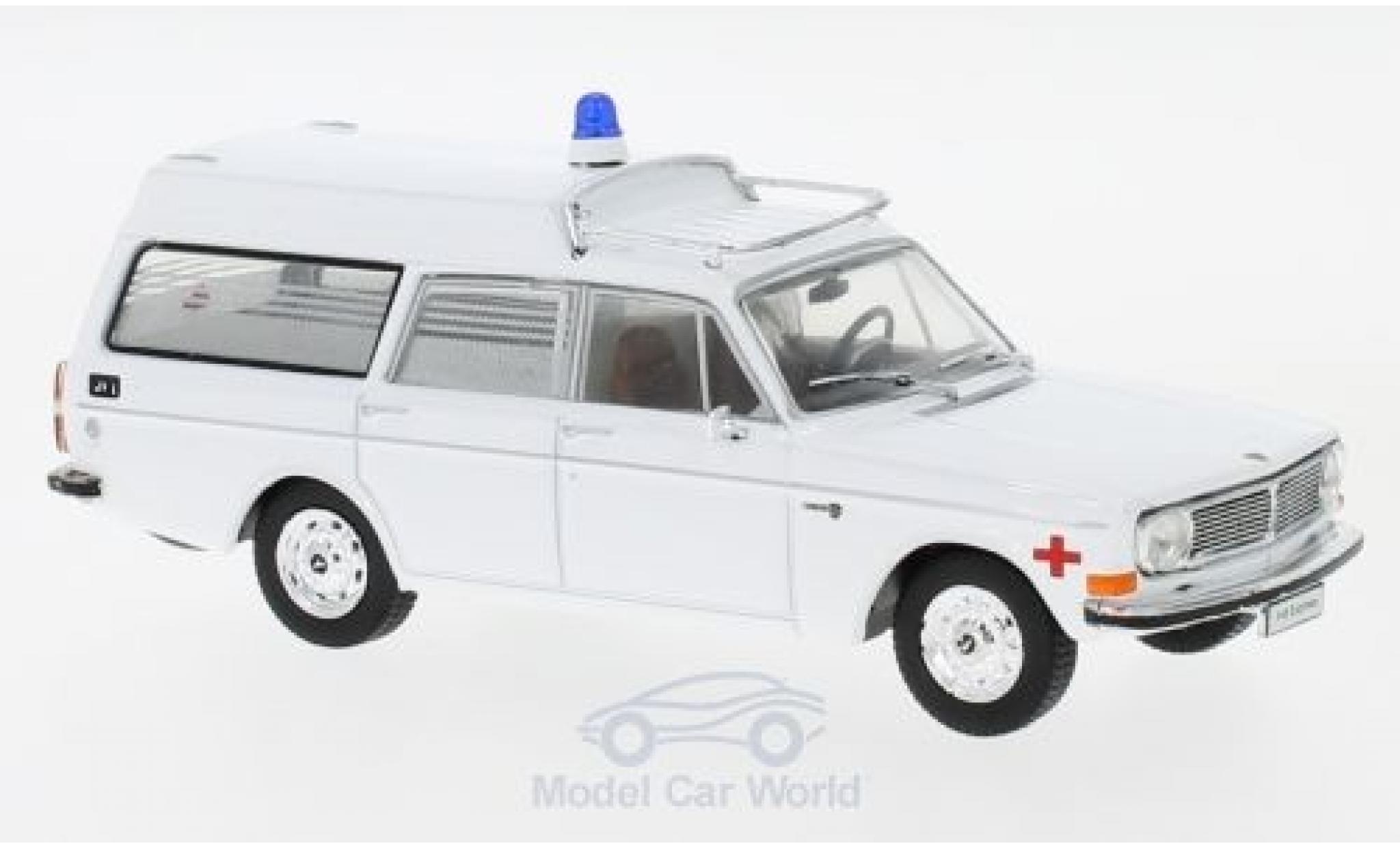 Volvo 145 1/43 SpecialC Express bianco Ambulance 1969 ohne Vitrine modellino in miniatura