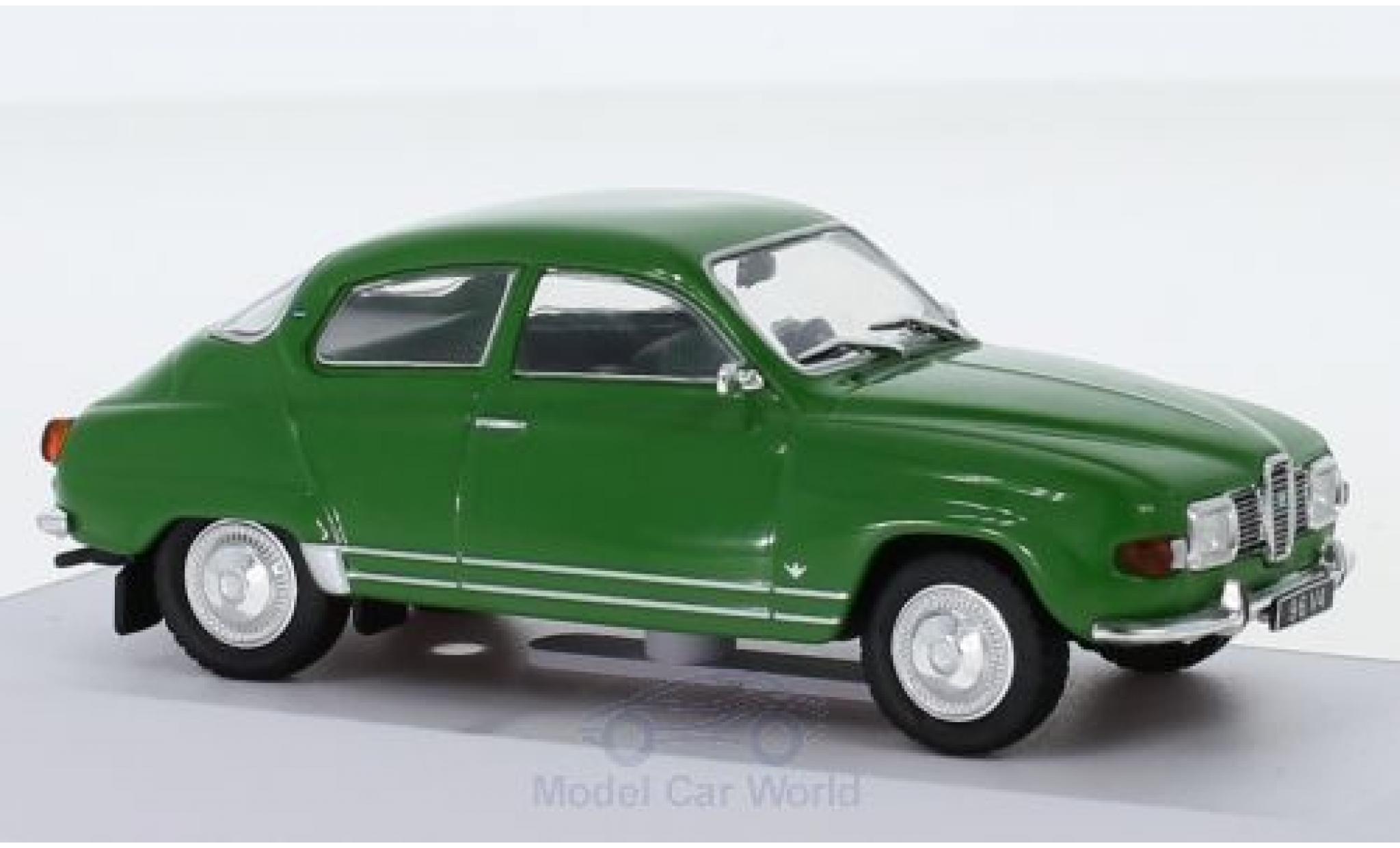 Saab 96 1/43 SpecialC V4 verde 19 modellino in miniatura