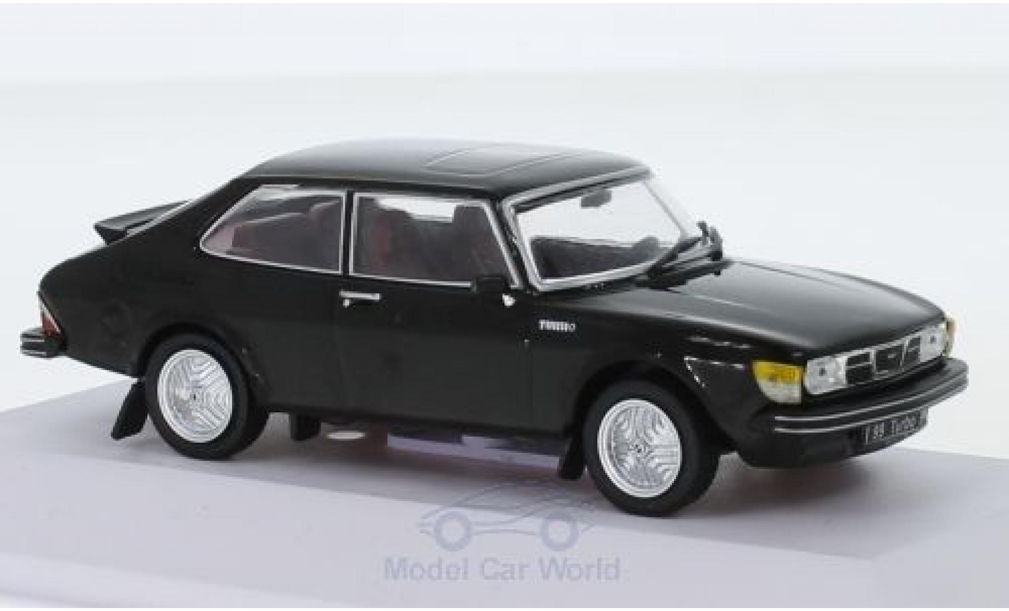 Saab 99 1/43 SpecialC Turbo Combi Coupe nero 1977 modellino in miniatura